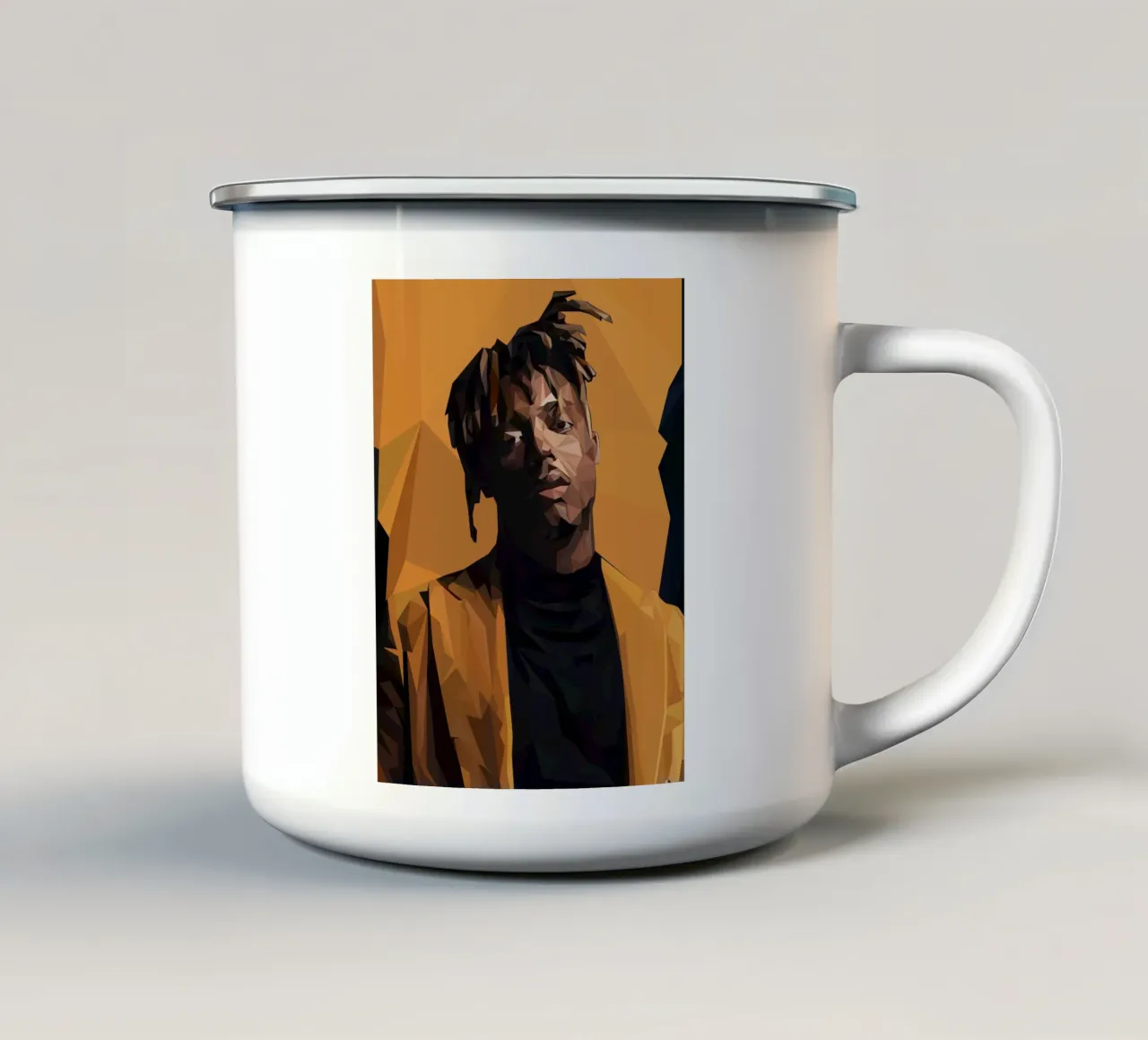 juice wrld tazza in smalto da Low poly art