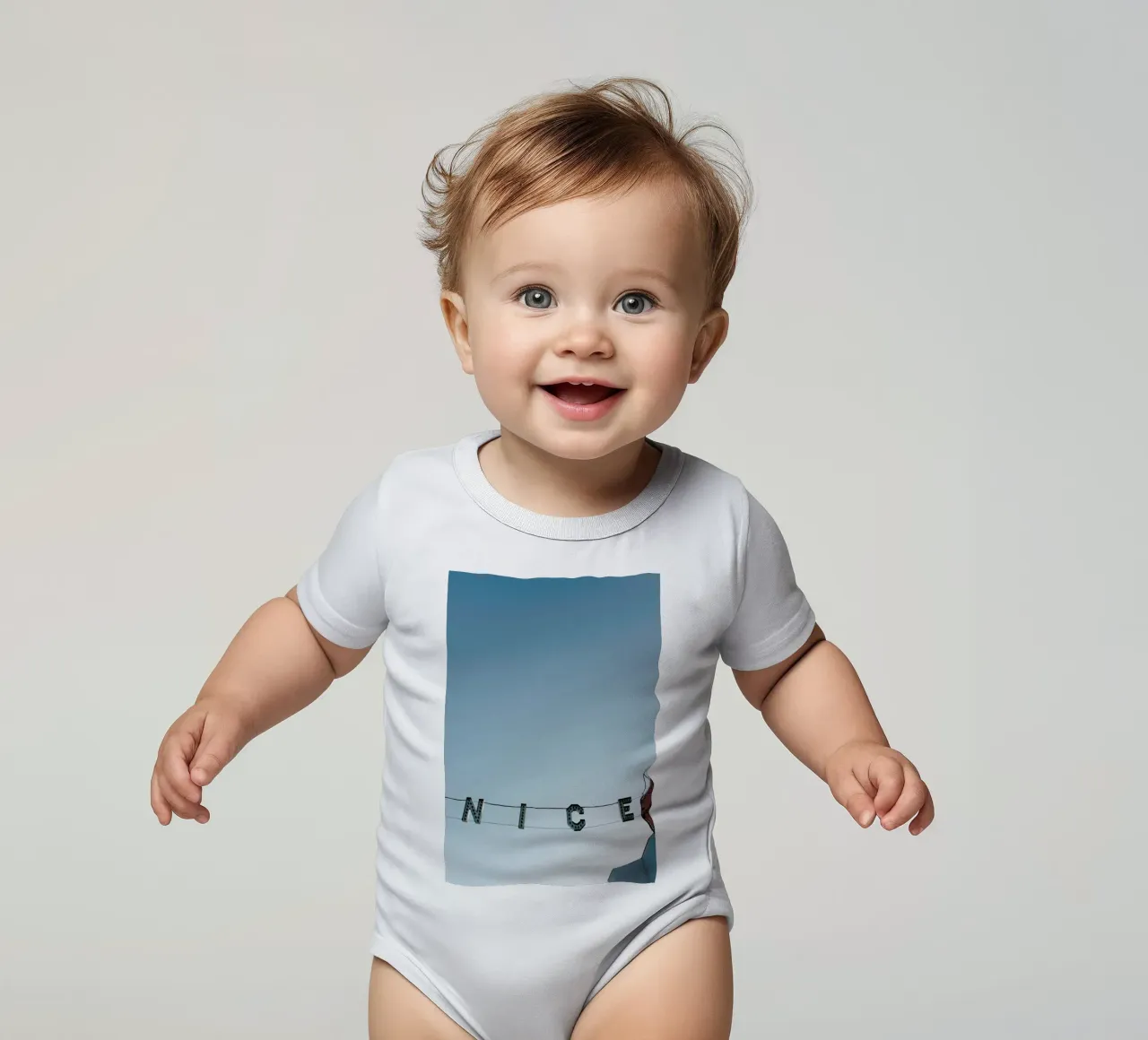 Ve-Nice body neonato maniche corte da Chris Abatzis