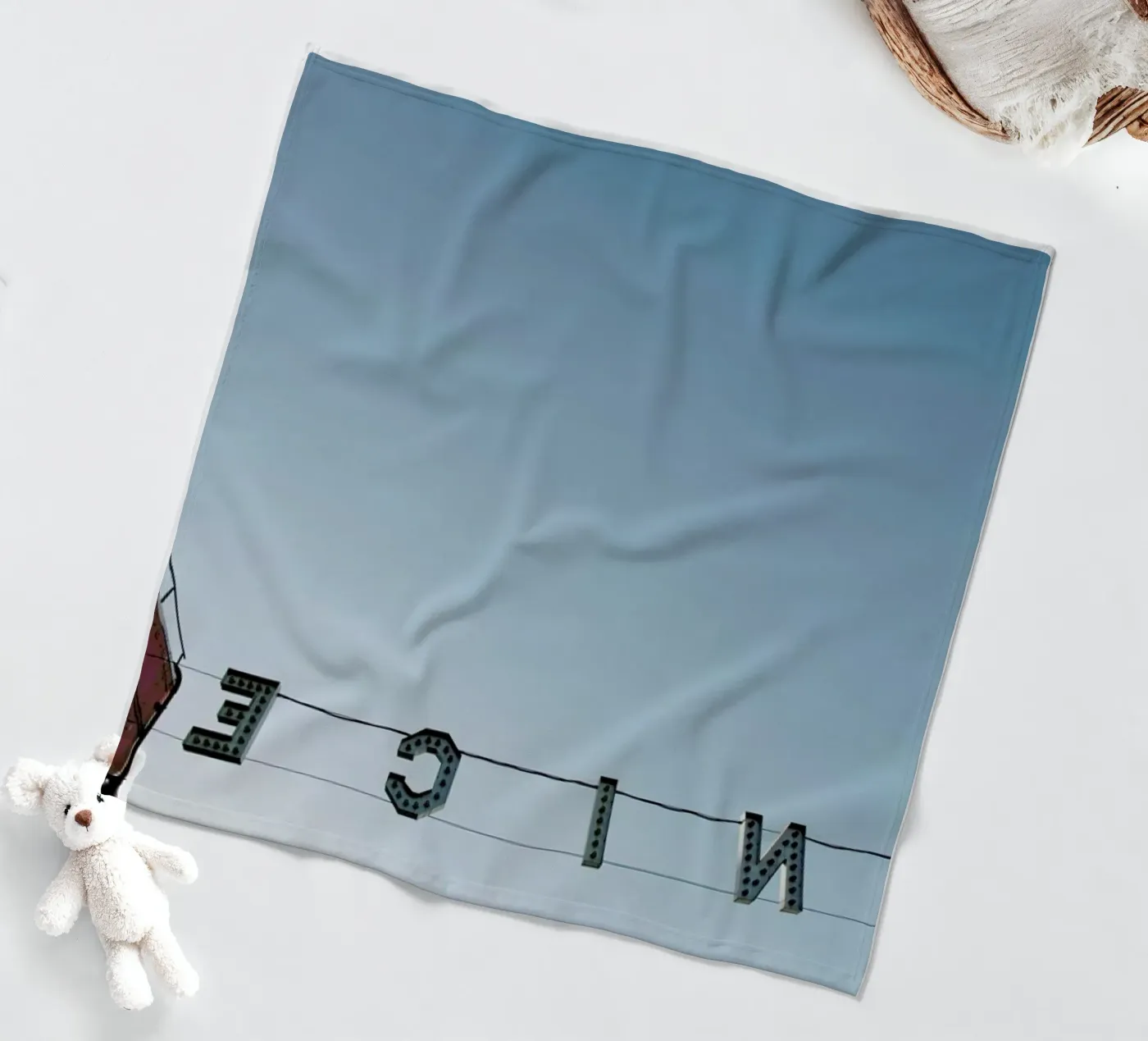 Ve-Nice fleece blanket by Chris Abatzis