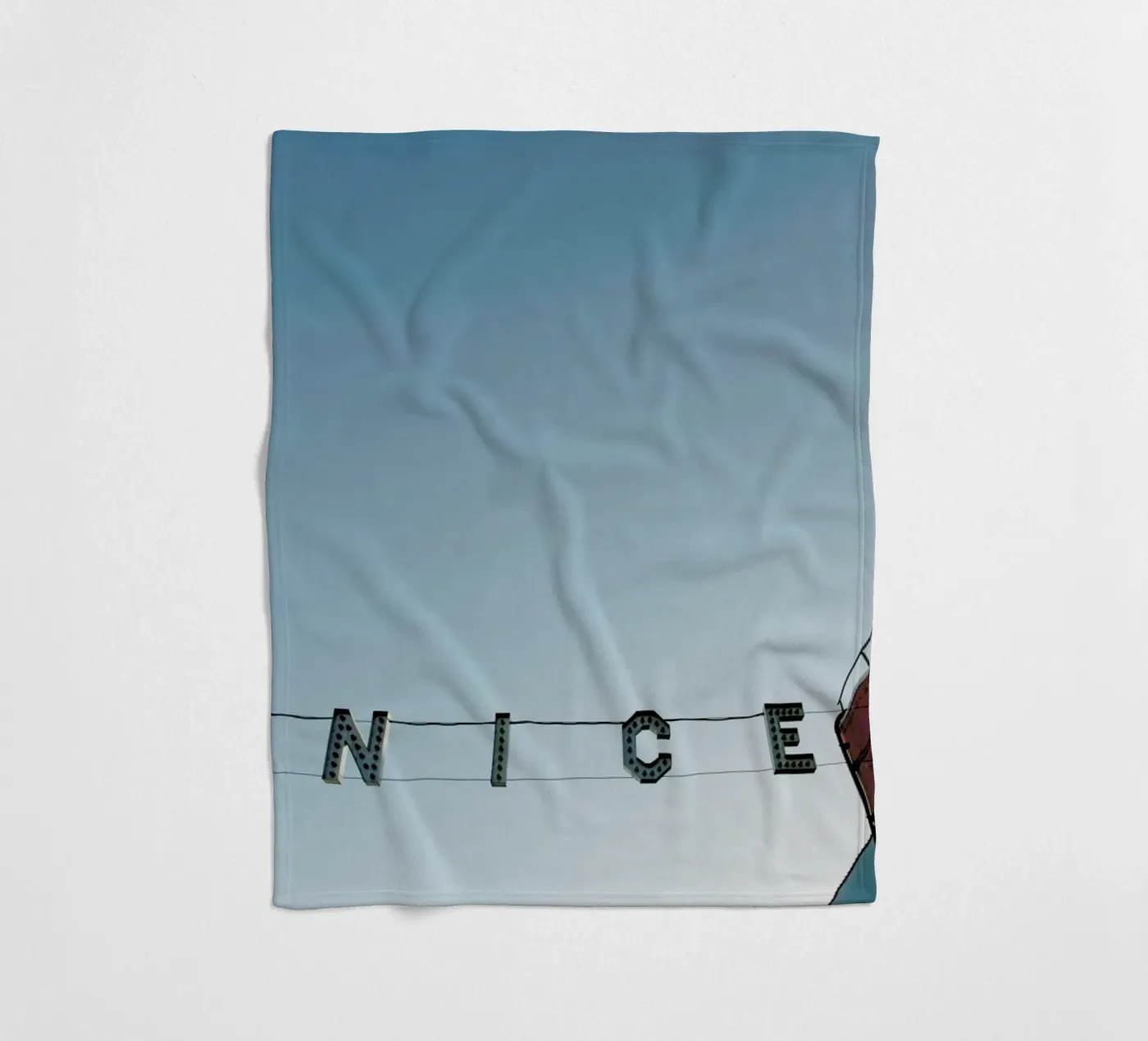 Ve-Nice fleece blanket by Chris Abatzis