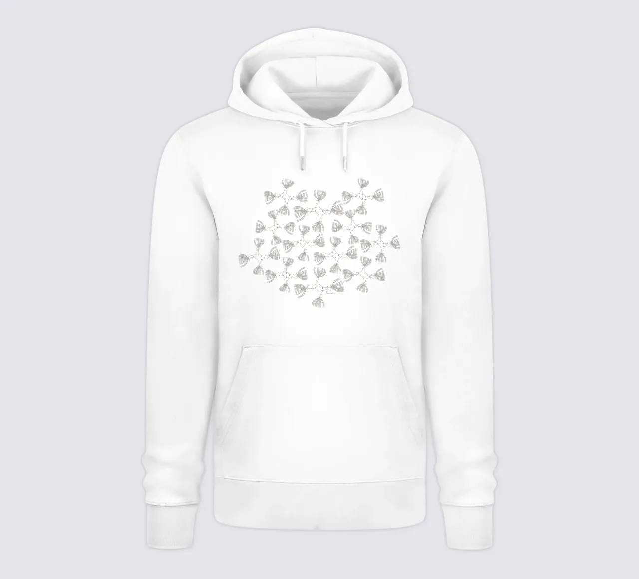 The fluffy pattern Hoodie von Mandalla Pattern