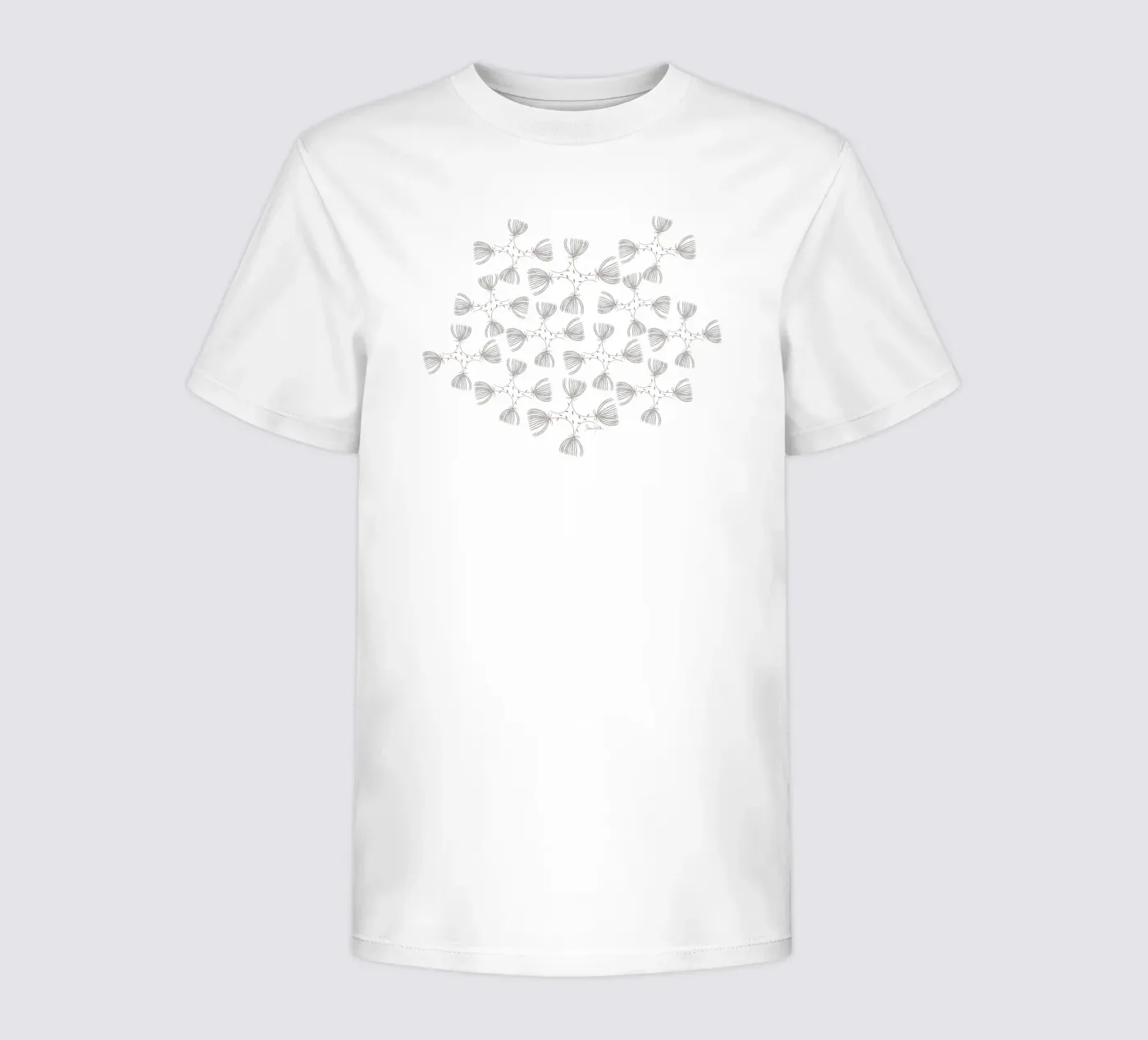 The fluffy pattern t-shirt bambini da Mandalla Pattern