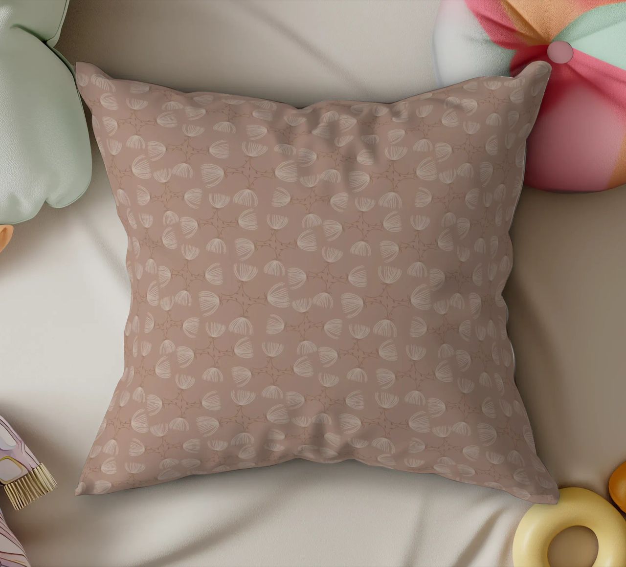 The fluffy pattern cuscino da Mandalla Pattern