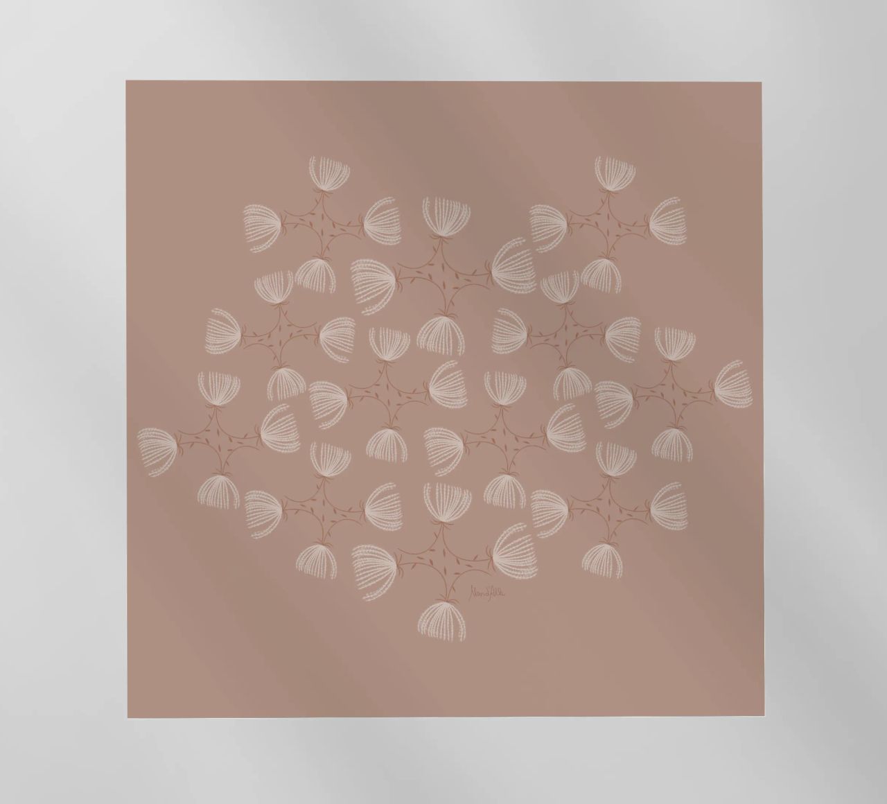The fluffy pattern pellicola backlit da Mandalla Pattern