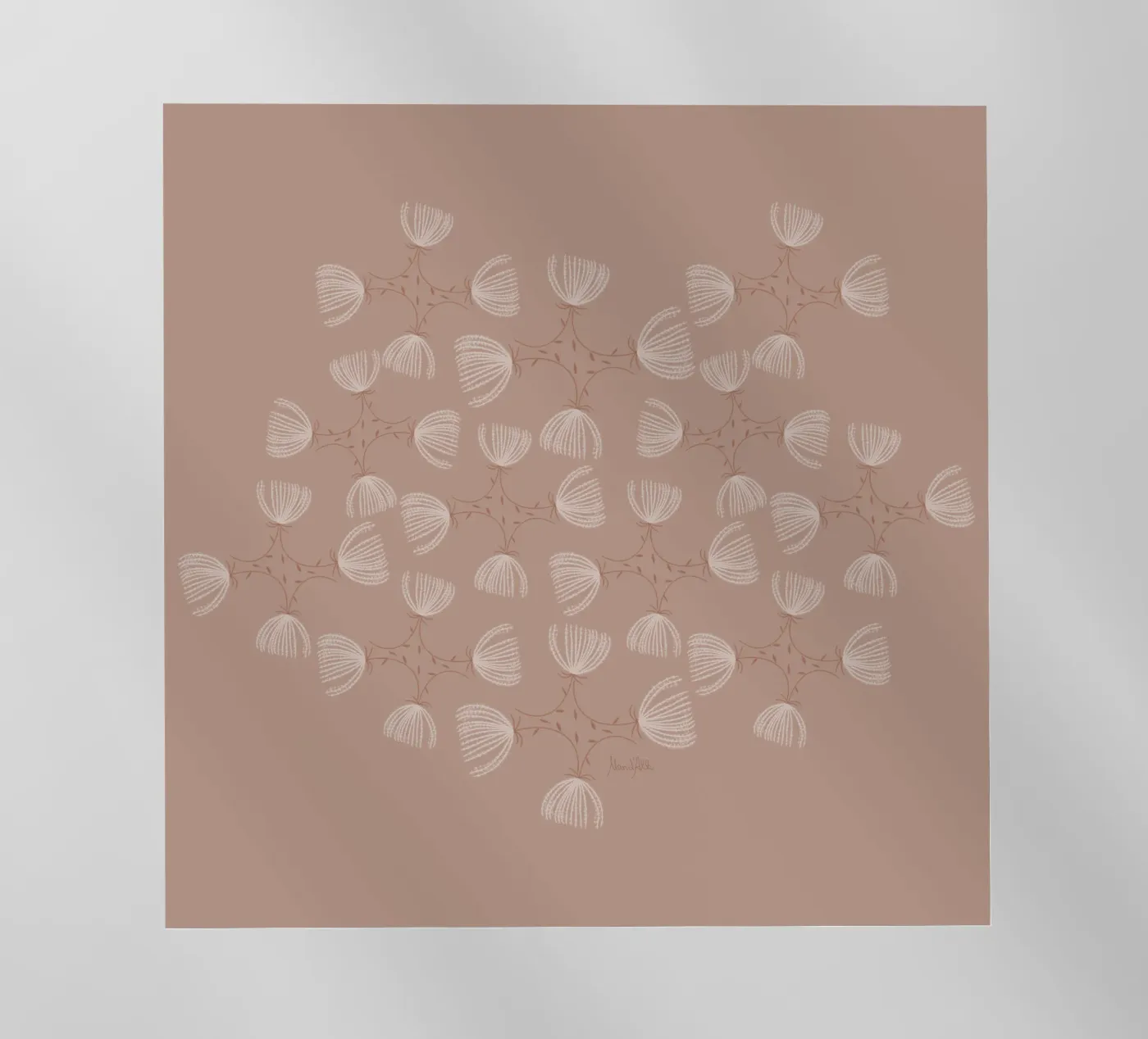 The fluffy pattern pellicola backlit da Mandalla Pattern