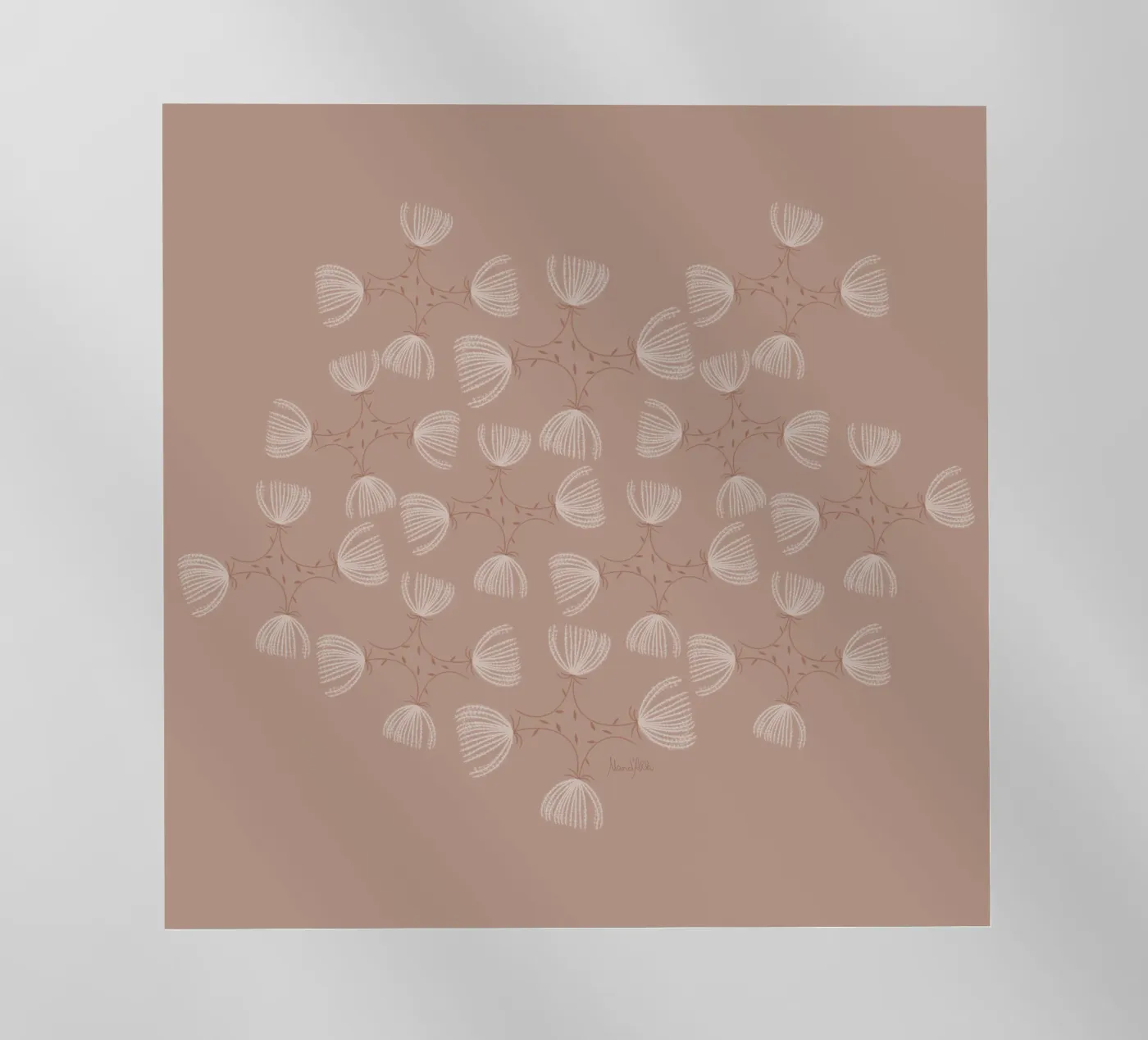 The fluffy pattern pellicola backlit da Mandalla Pattern