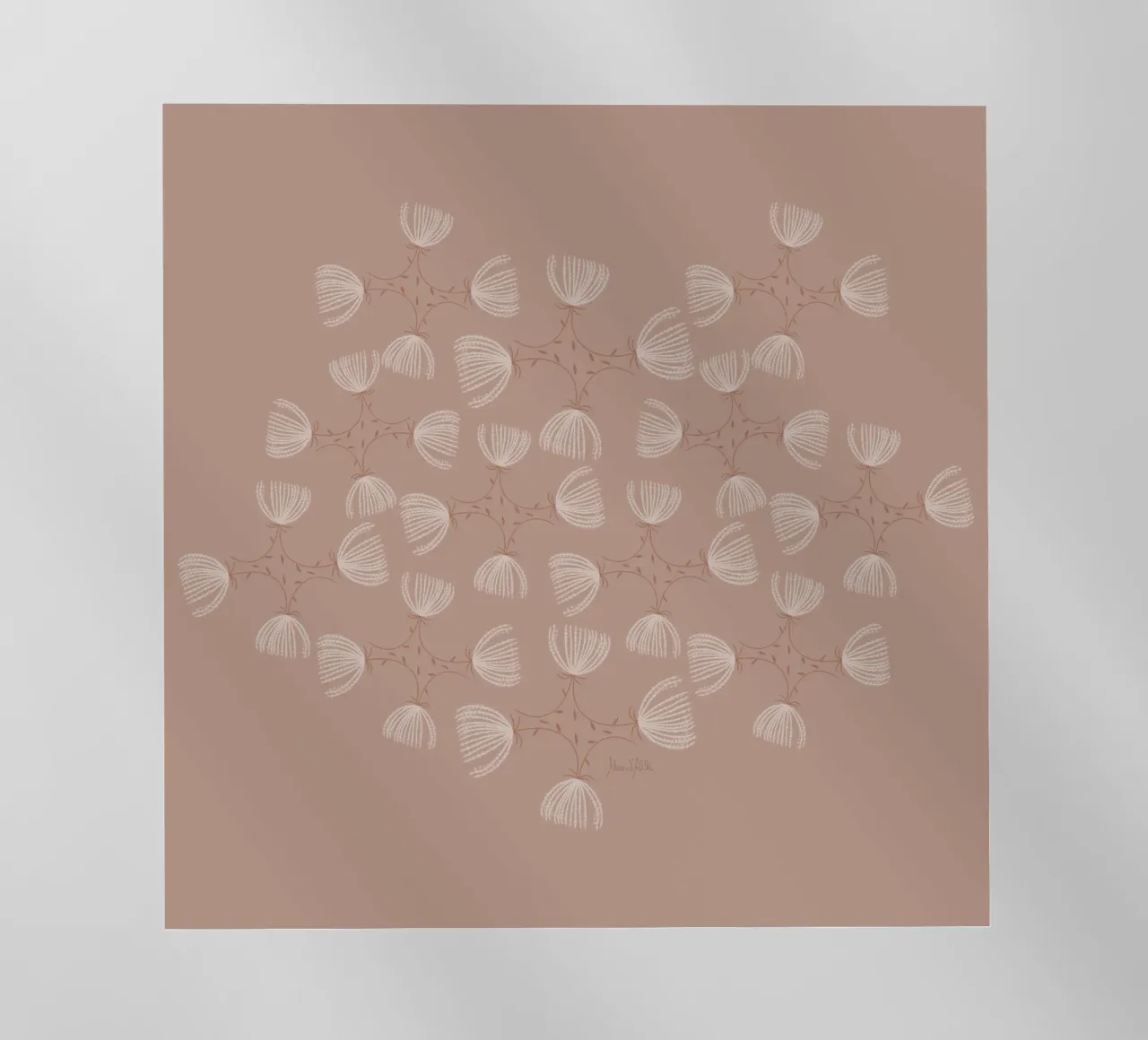 The fluffy pattern pellicola backlit da Mandalla Pattern