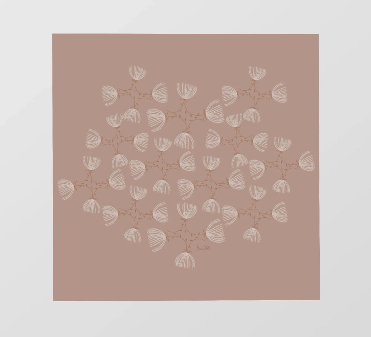 The fluffy pattern pellicola backlit da Mandalla Pattern