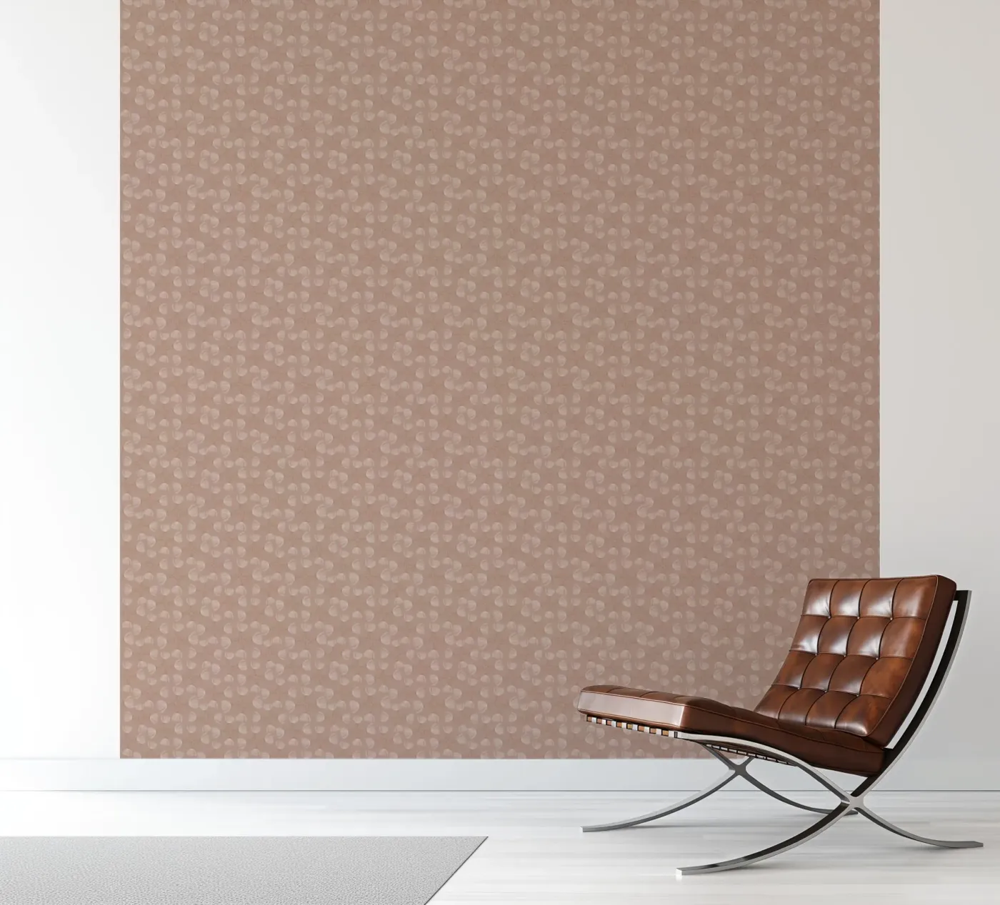 The fluffy pattern fotobehang van Mandalla Pattern