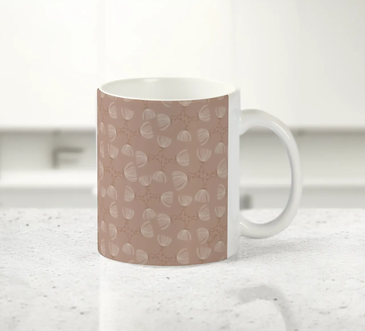 The fluffy pattern Keramik Tasse von Mandalla Pattern