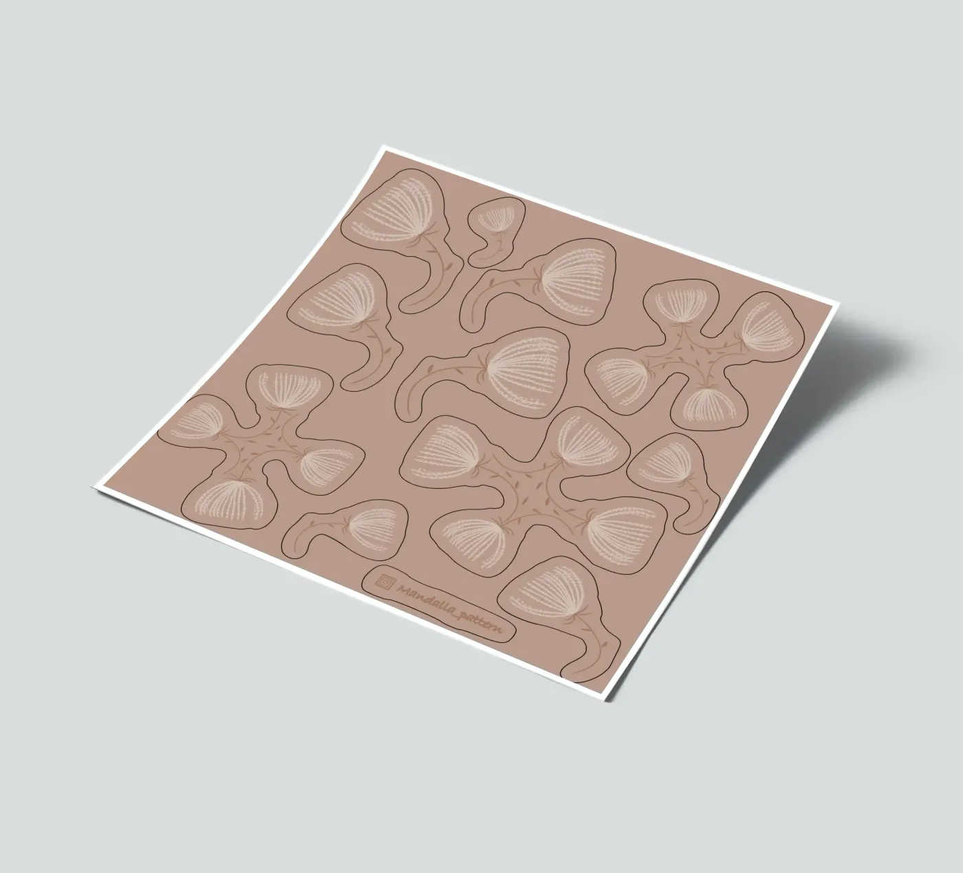 The fluffy pattern sticker sheet by Mandalla Pattern