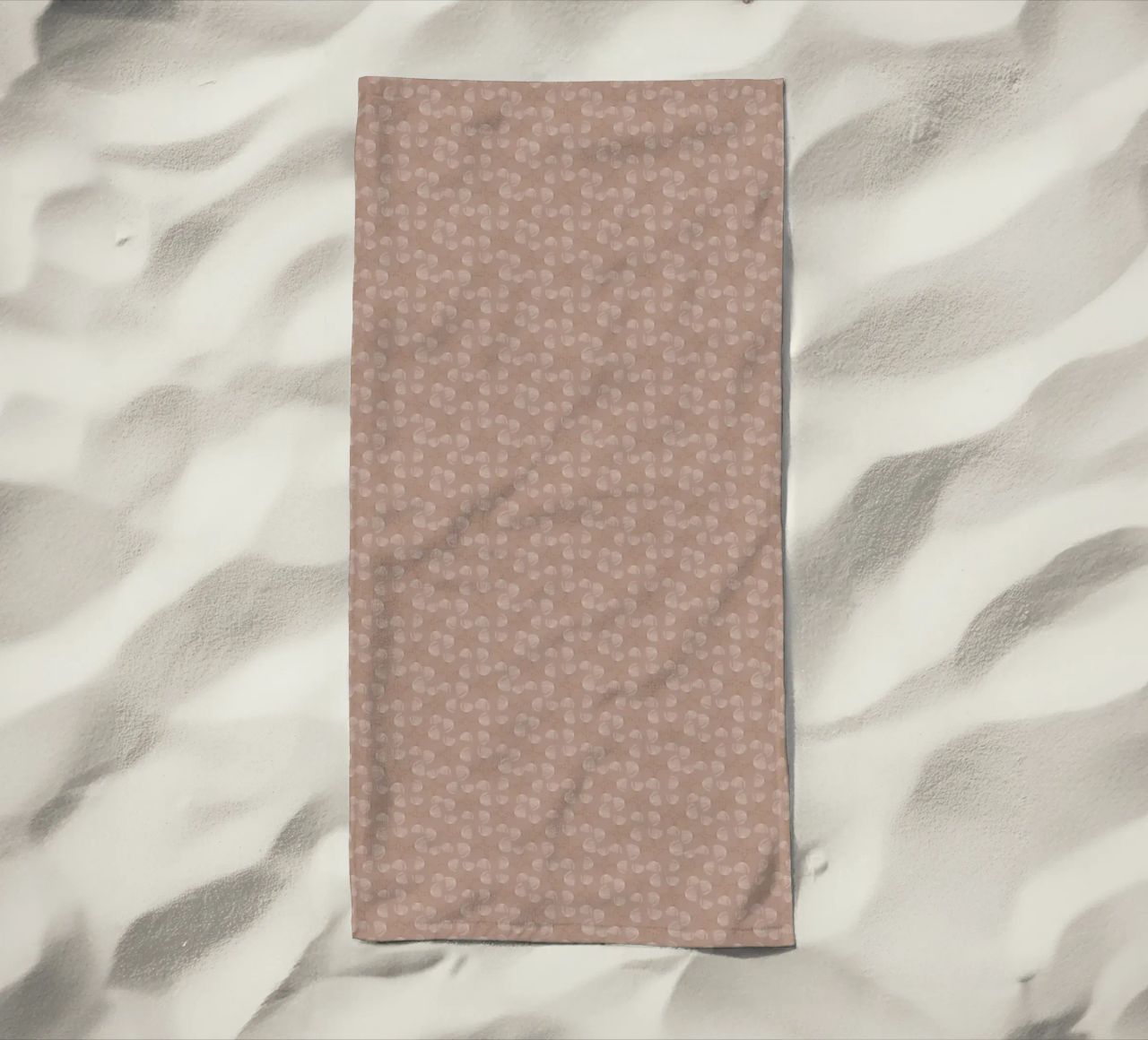 The fluffy pattern telo mare da Mandalla Pattern