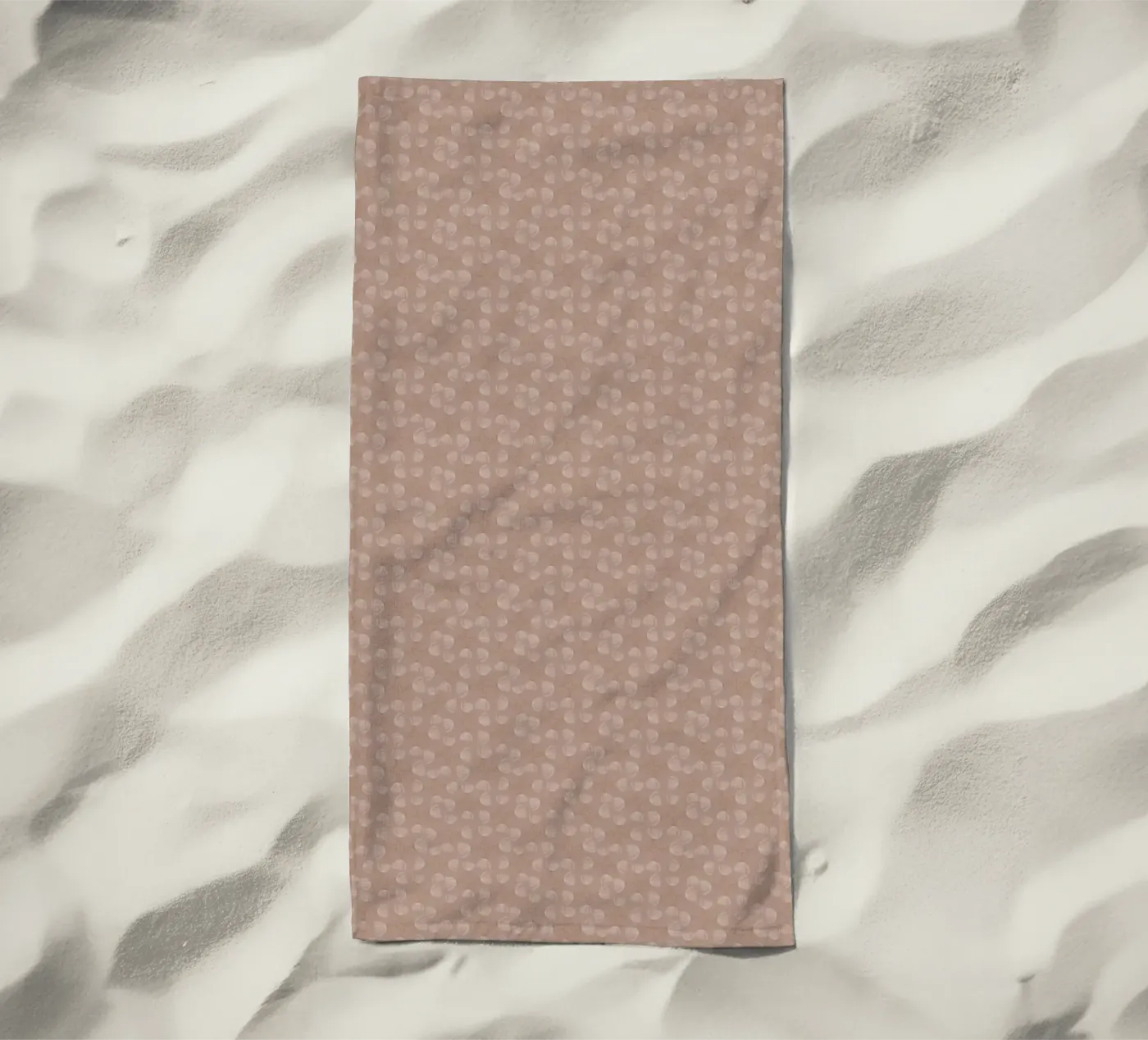 The fluffy pattern telo mare da Mandalla Pattern