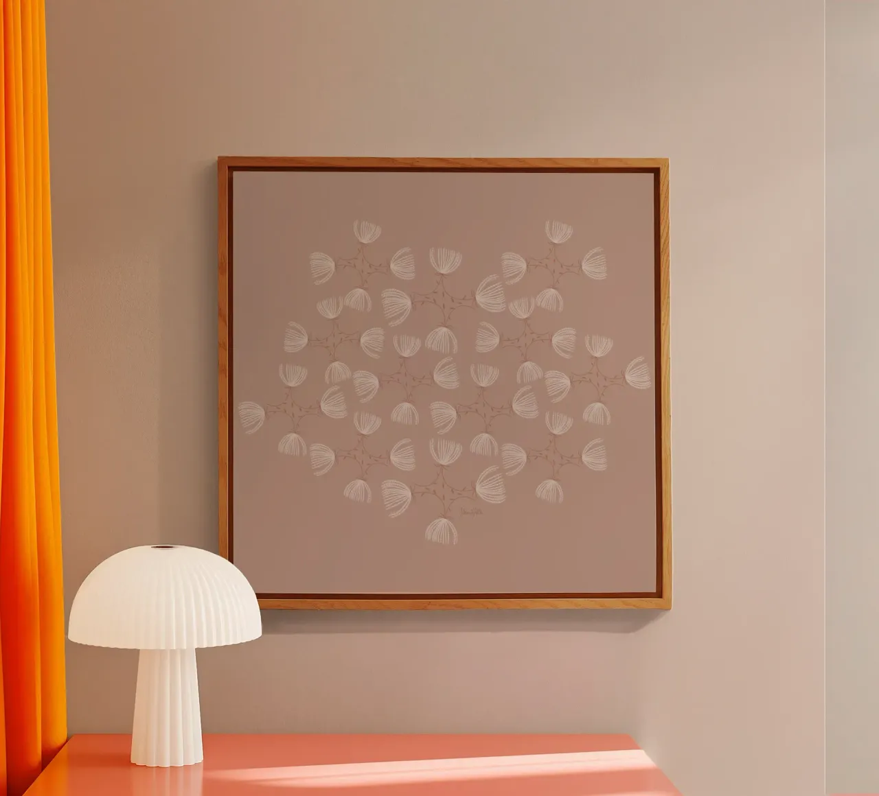 The fluffy pattern plexiglass da Mandalla Pattern