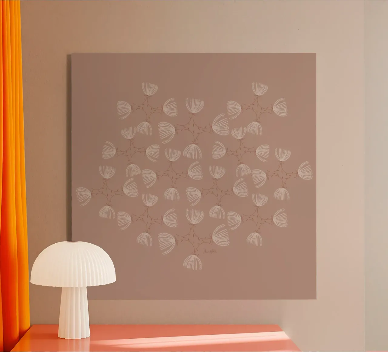 The fluffy pattern plexiglass da Mandalla Pattern