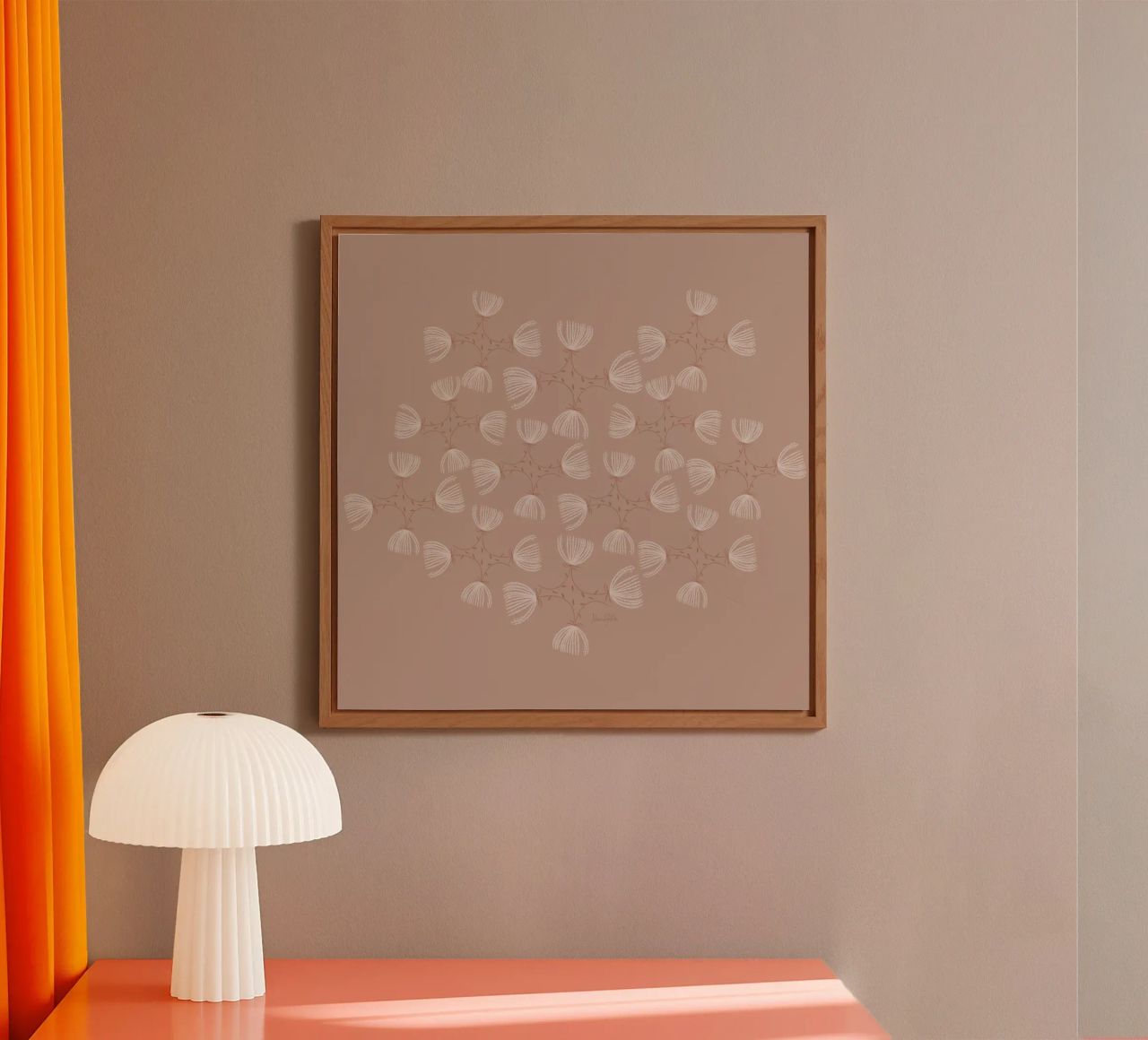 The fluffy pattern alluminio dibond da Mandalla Pattern