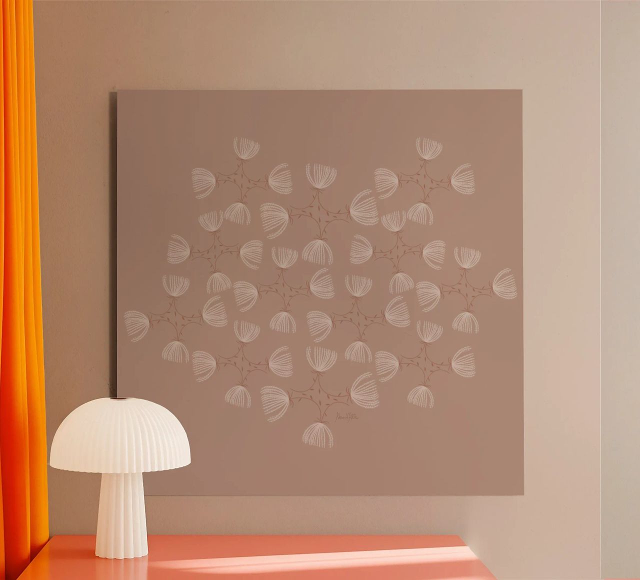 The fluffy pattern alluminio dibond da Mandalla Pattern