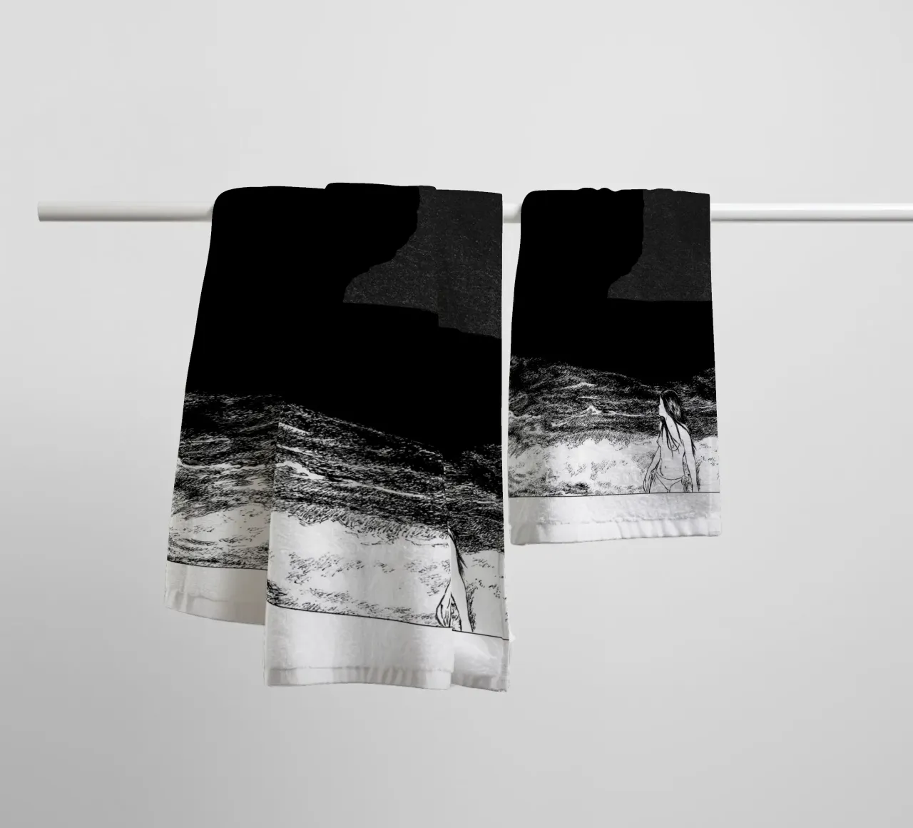 Rock island 2 asciugamano da bagno da Humphrey VIDAL