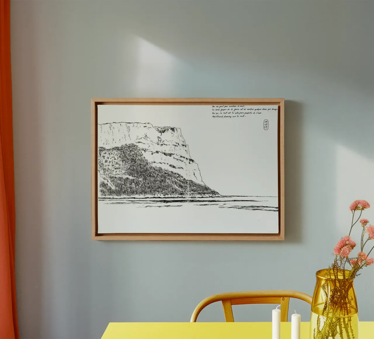 Cassis 1 tela con Cornice a cassetta da Humphrey VIDAL