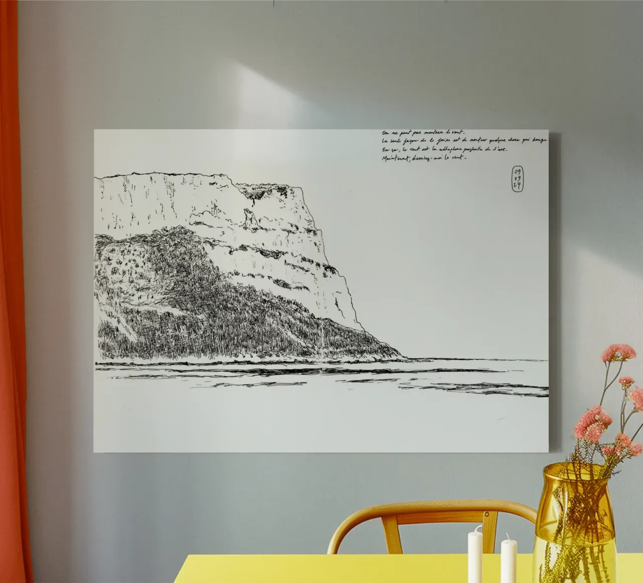 Cassis 1 tela con Cornice a cassetta da Humphrey VIDAL
