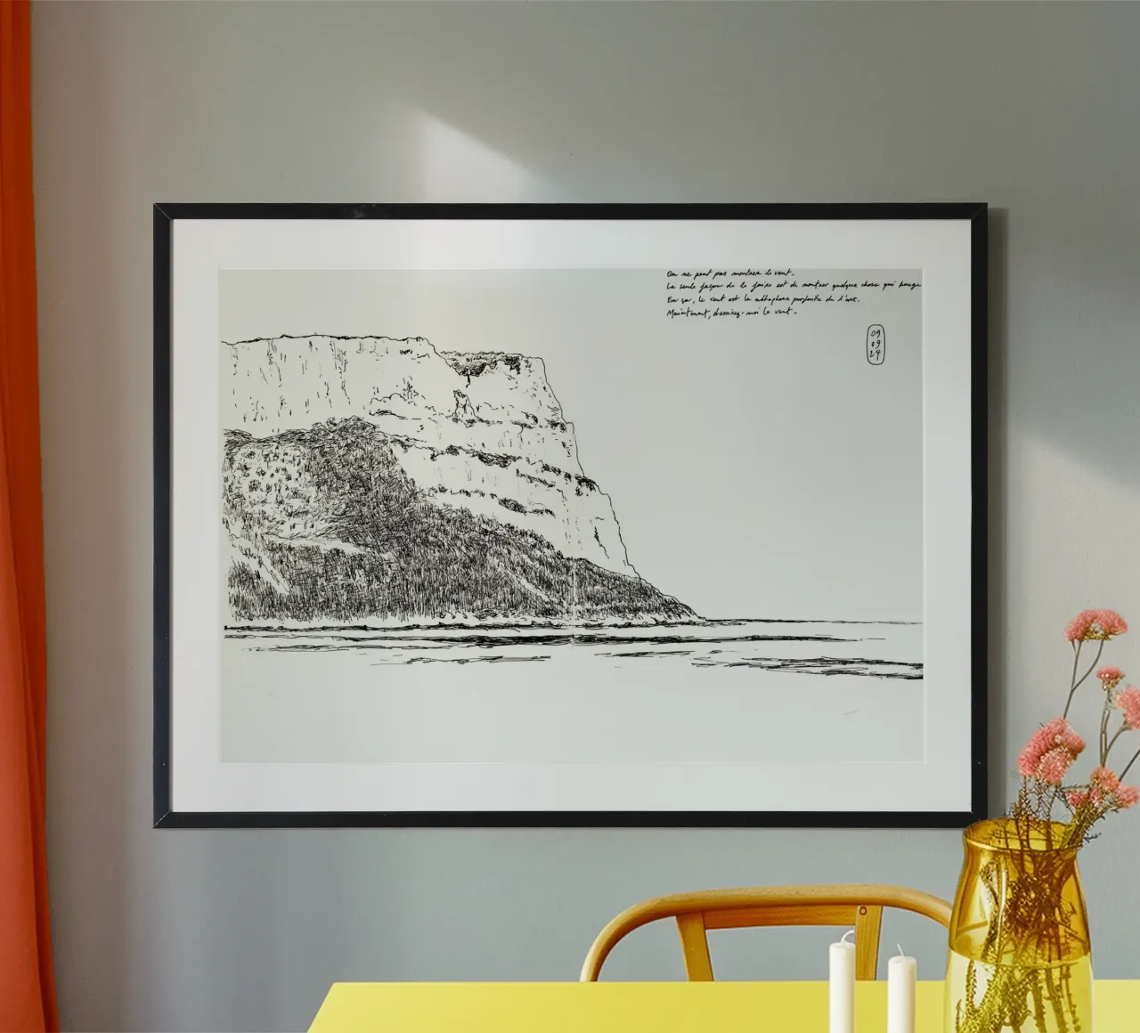 Cassis 1 poster con telaio in alluminio da Humphrey VIDAL