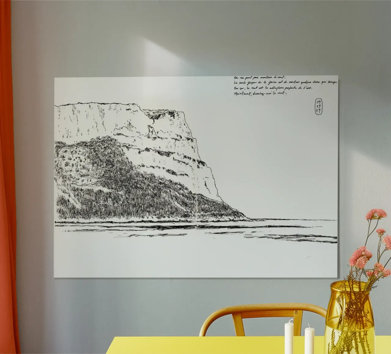 Cassis 1 poster con telaio in alluminio da Humphrey VIDAL