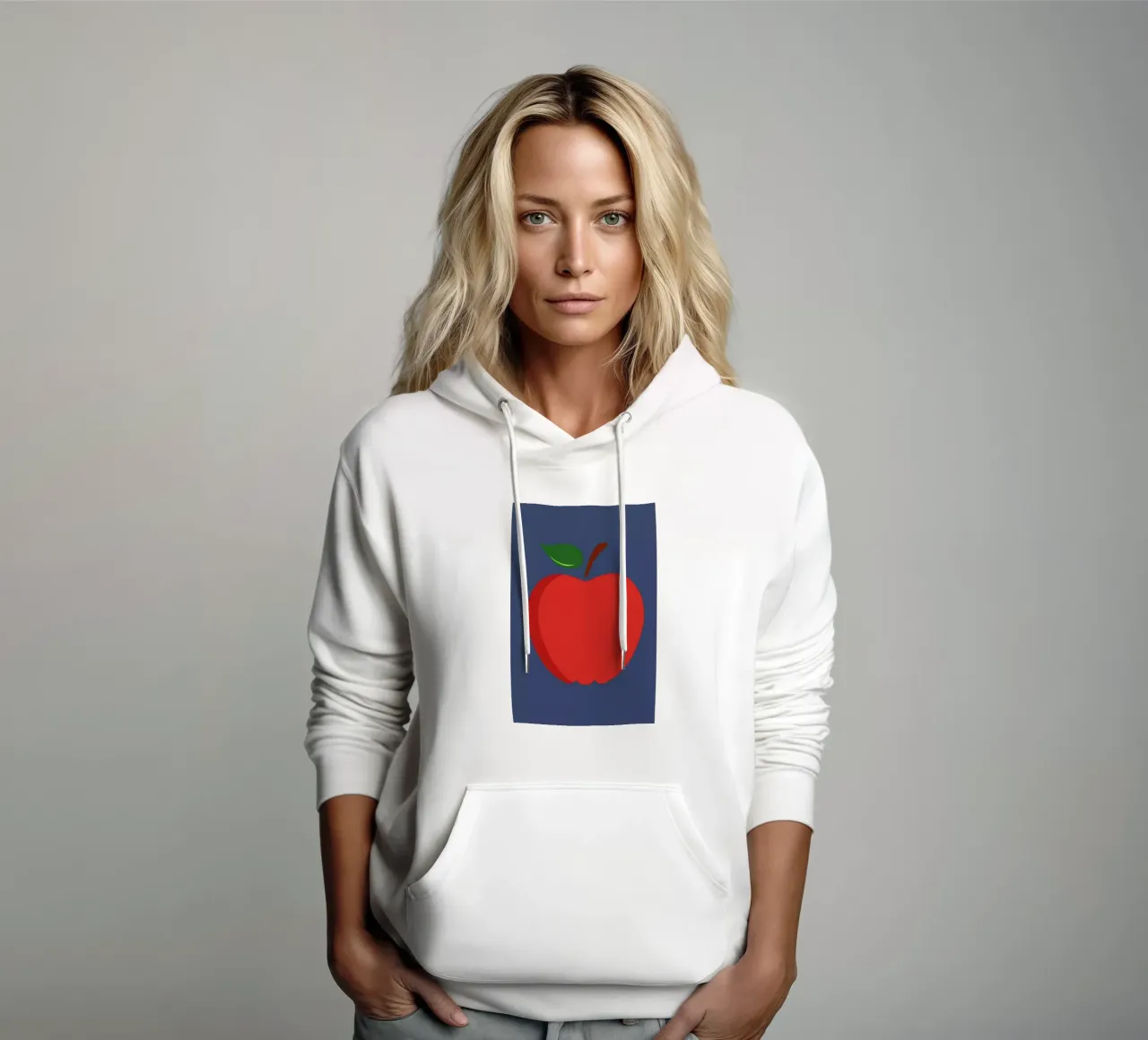 The Red Apple Poster felpa con cappuccio da And I Love You She Said