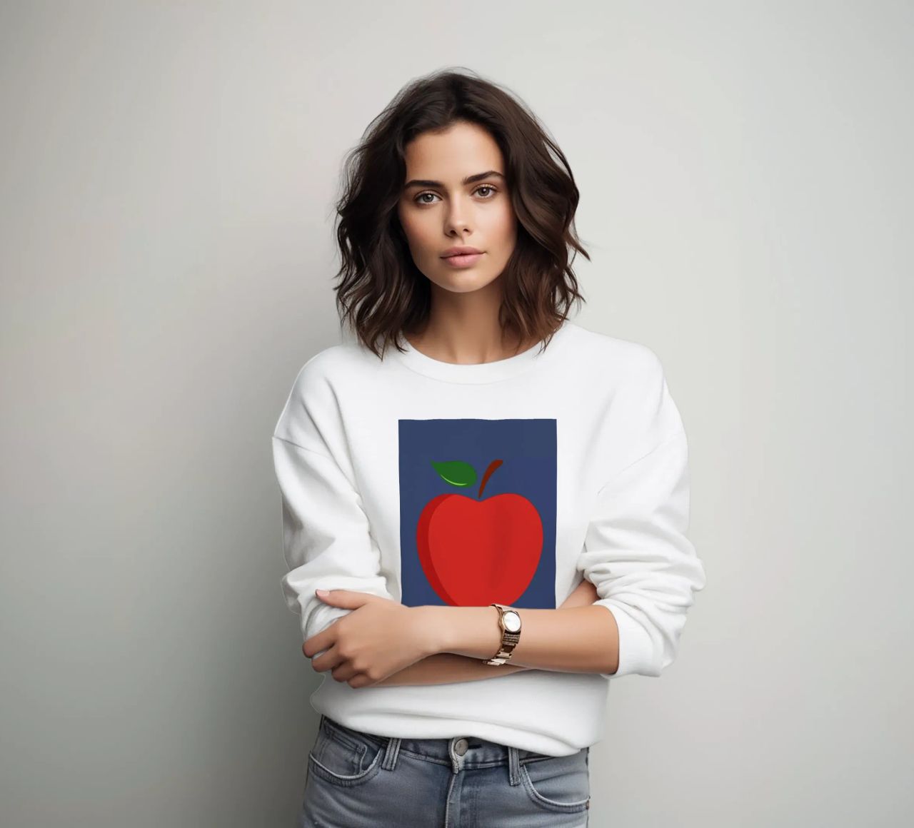 The Red Apple Poster felpa da And I Love You She Said