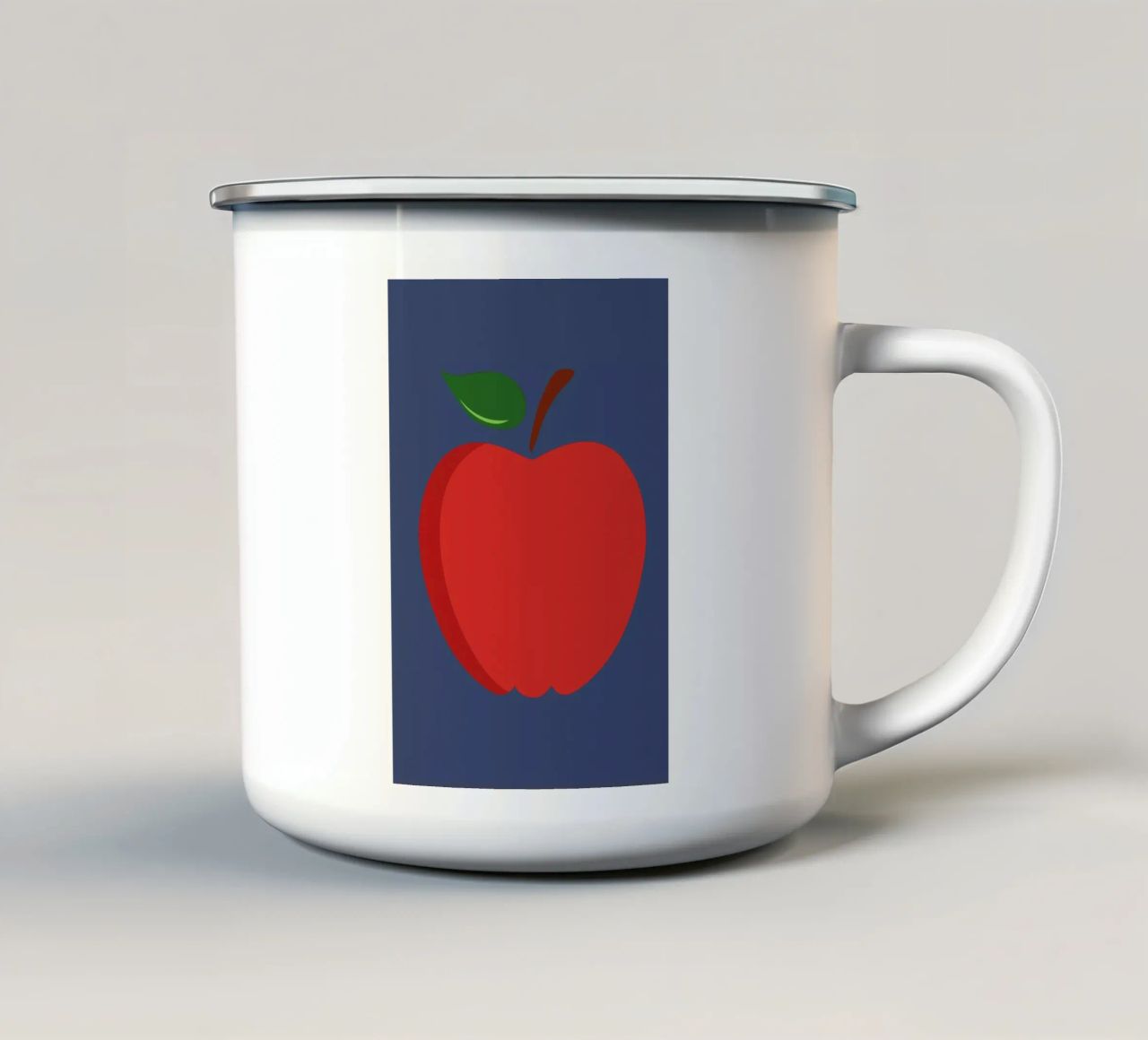 The Red Apple Poster tazza in smalto da And I Love You She Said