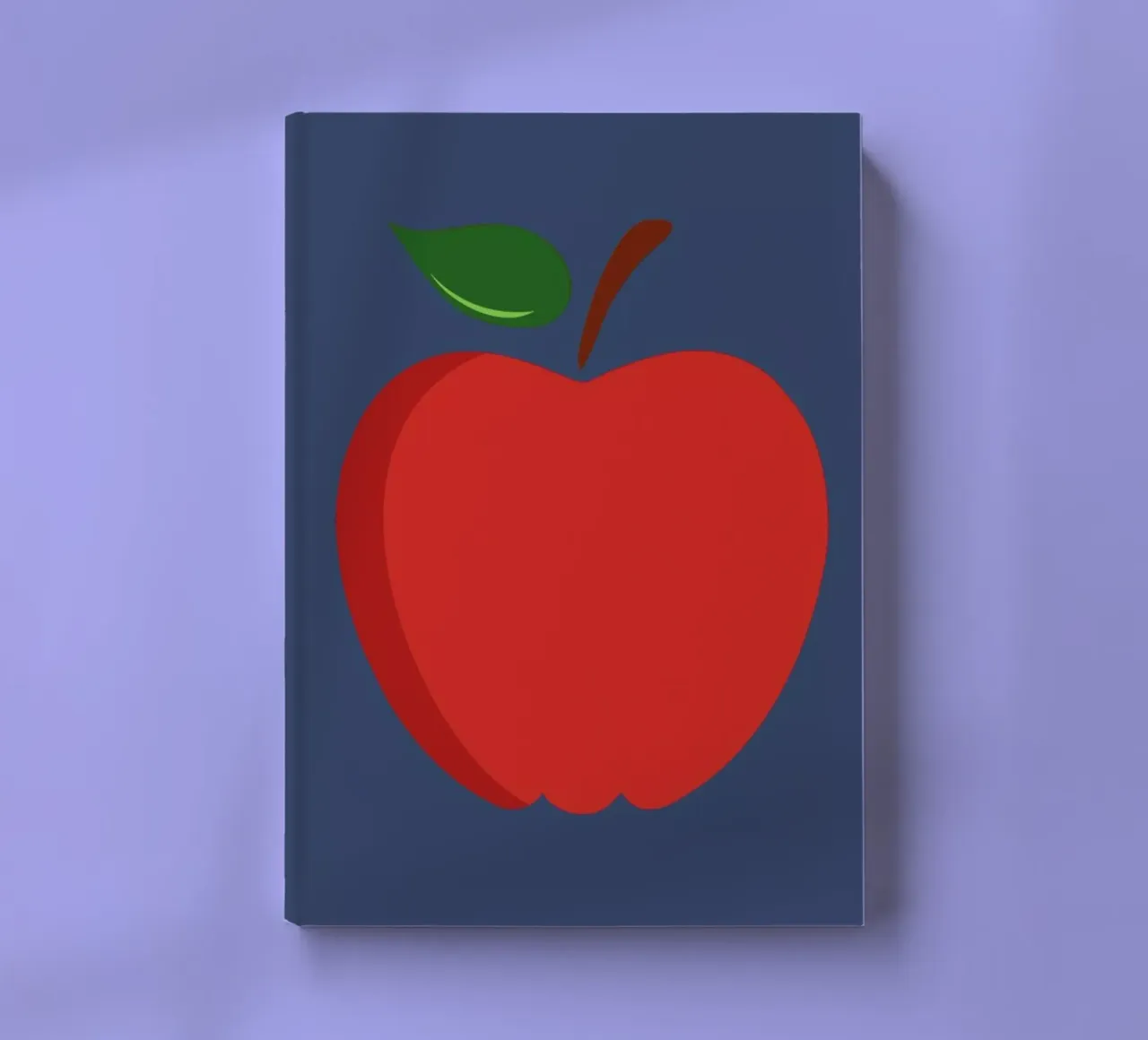 The Red Apple Poster notebook by And I Love You She Said