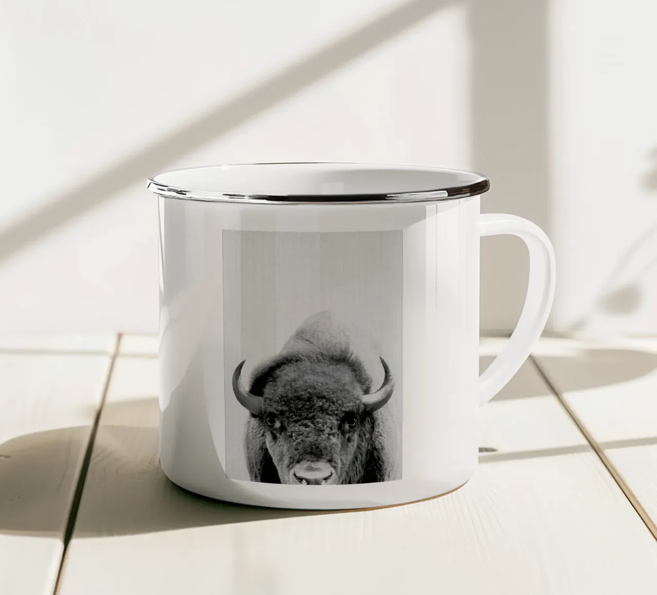 Print 74 tazza in smalto da Lila x Lola