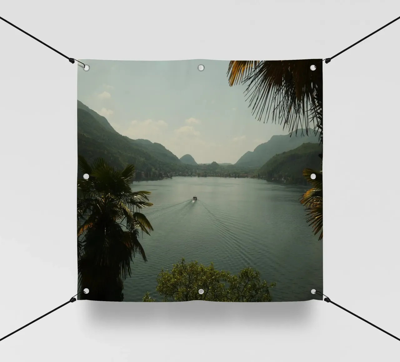 Tranquil Lake Escape telo in pvc da FujiPrints
