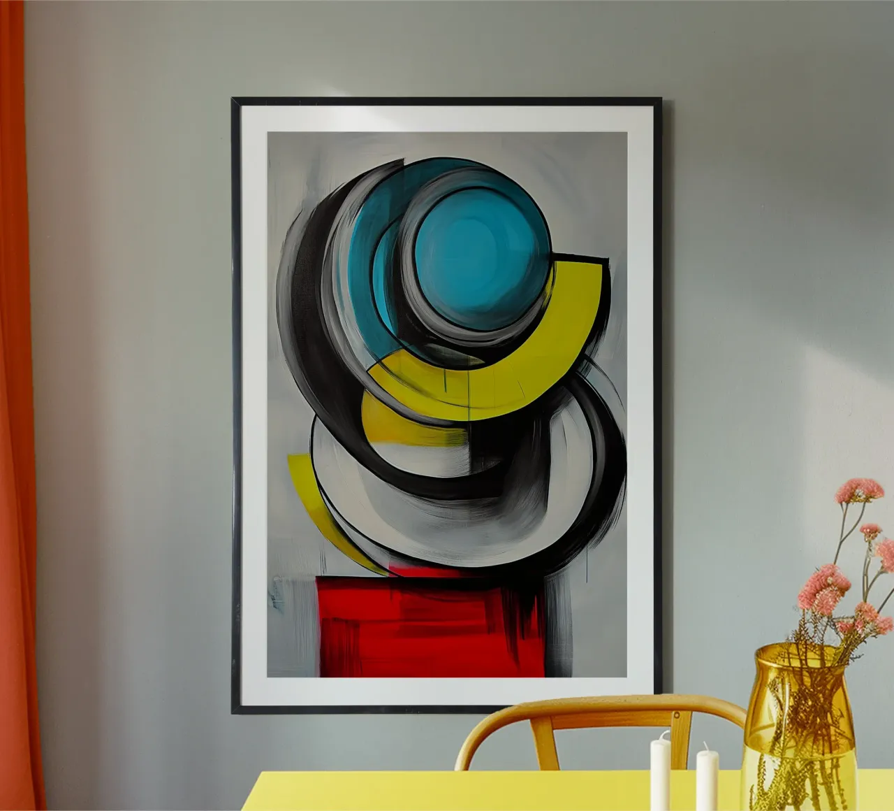 Il cerchio delle possibilità poster con telaio in plastica da melipo-art