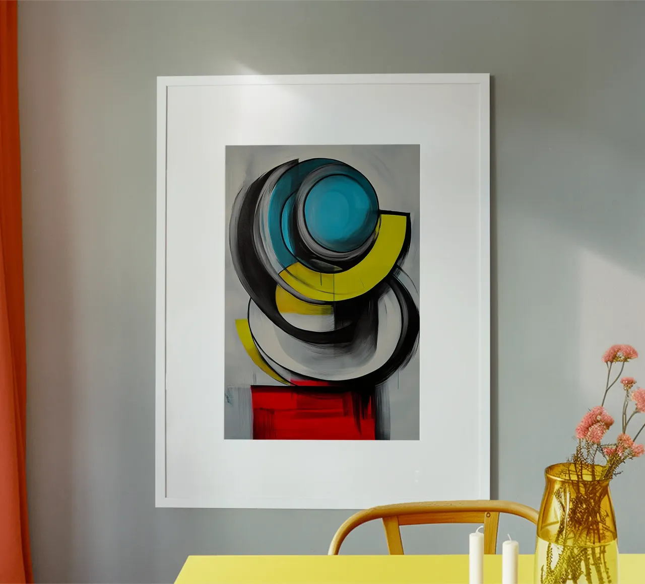 Il cerchio delle possibilità poster con telaio in plastica da melipo-art