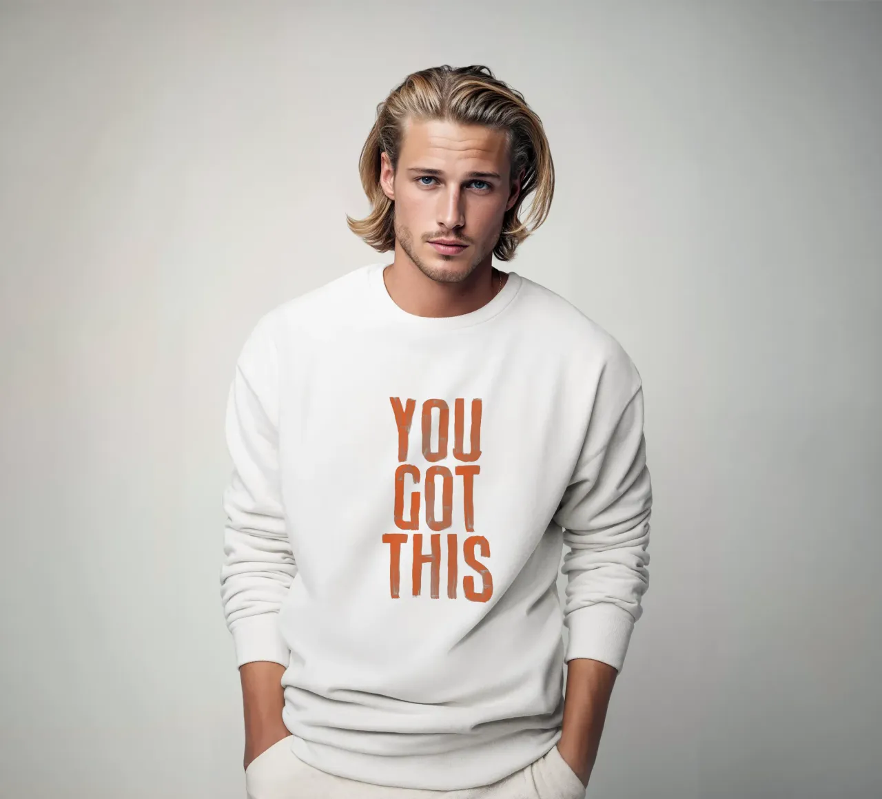 You Got This Typography Design sweatshirt by THE MOTIVATED TYPE