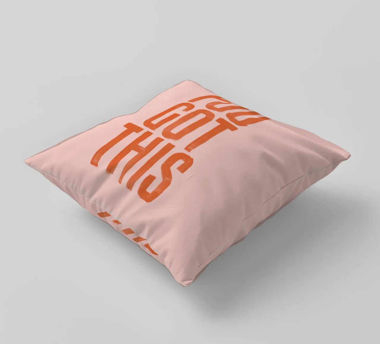 Design tipografico You Got This cuscino da THE MOTIVATED TYPE