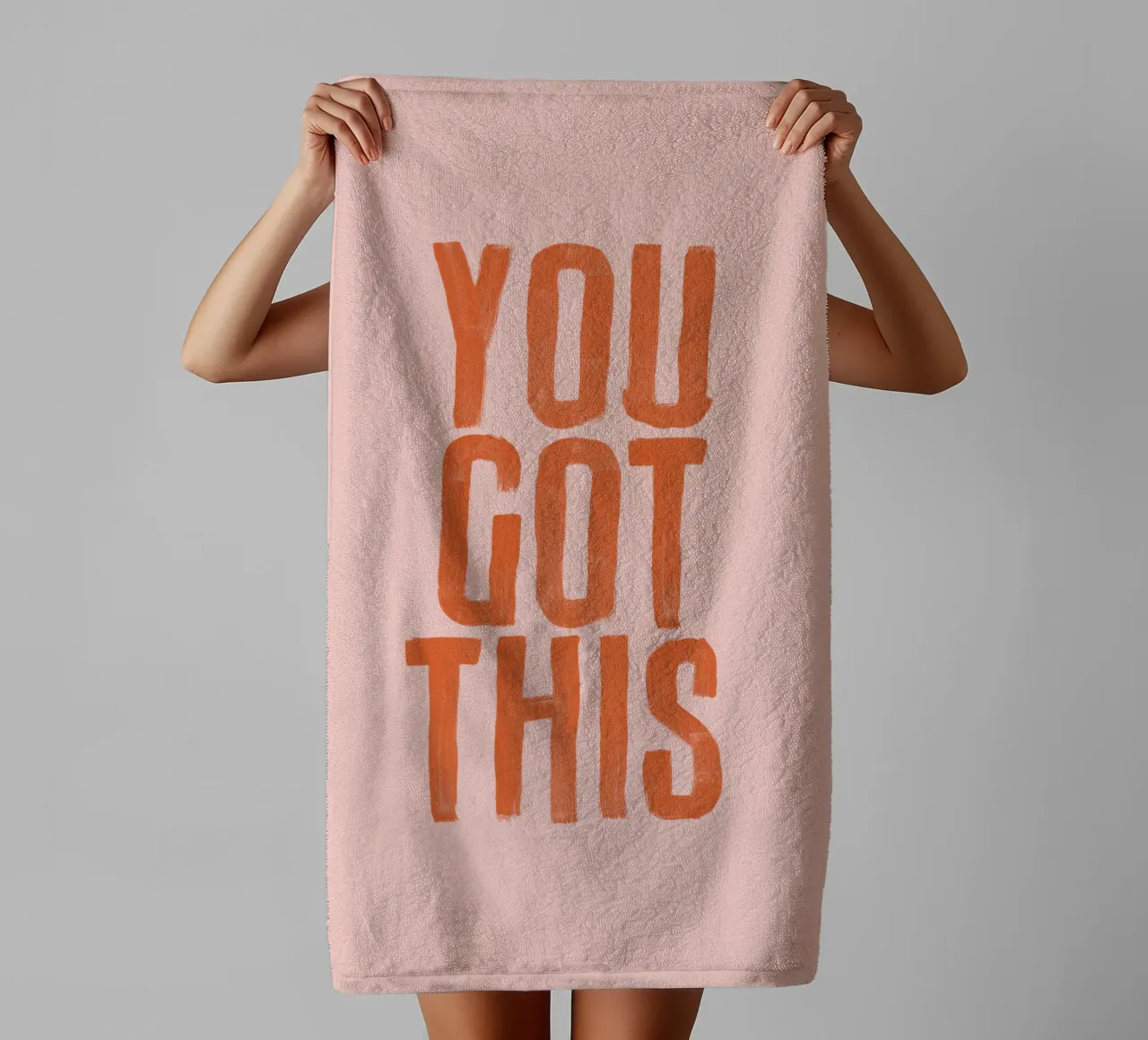 Design tipografico You Got This asciugamano da bagno da THE MOTIVATED TYPE