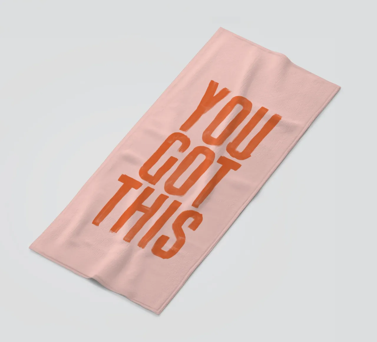 Design tipografico You Got This telo mare da THE MOTIVATED TYPE