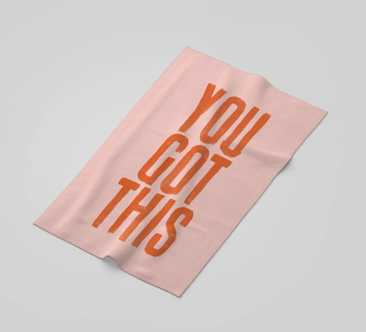 Design tipografico You Got This telo mare da THE MOTIVATED TYPE