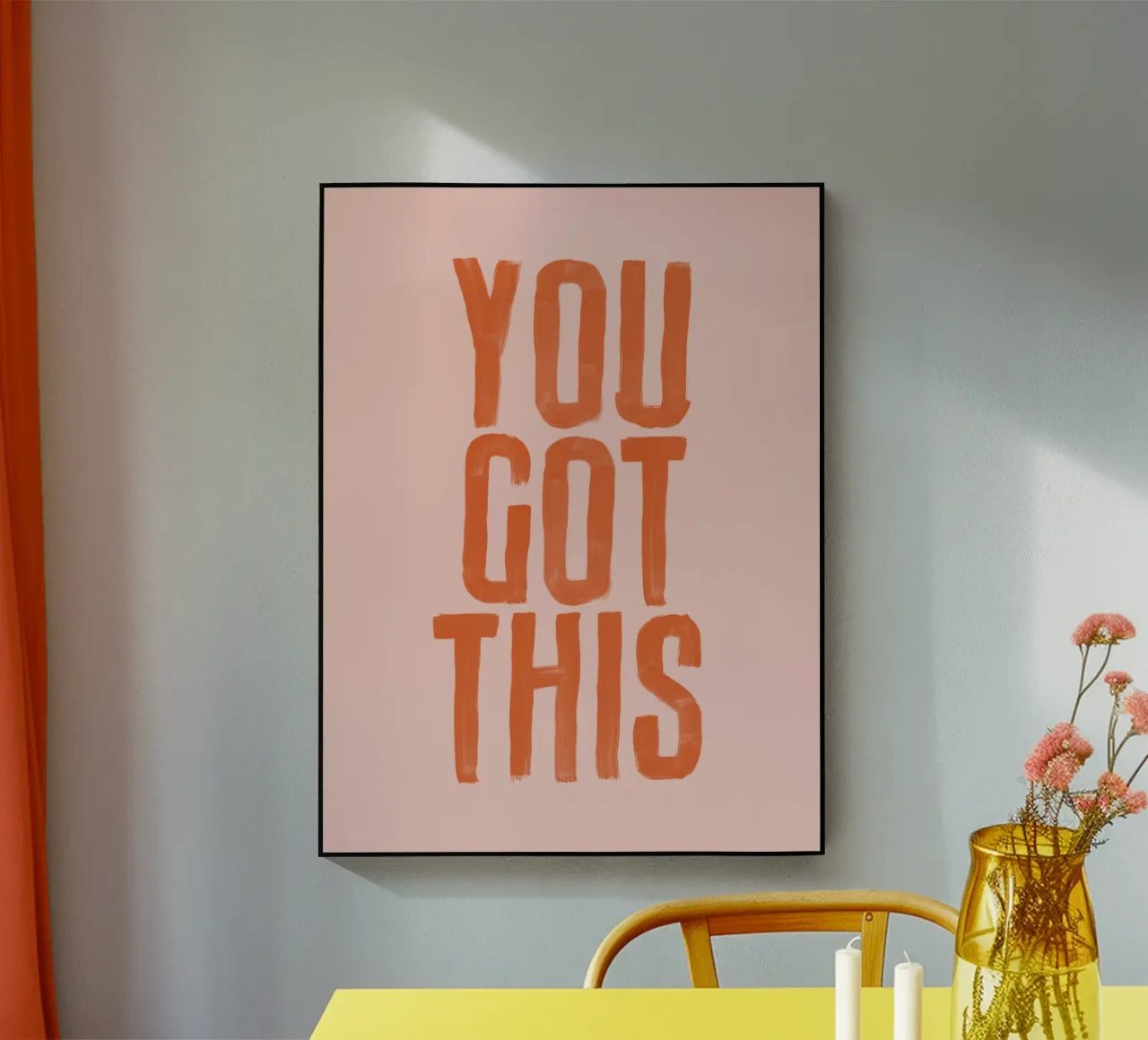 Design tipografico You Got This plexiglass da THE MOTIVATED TYPE
