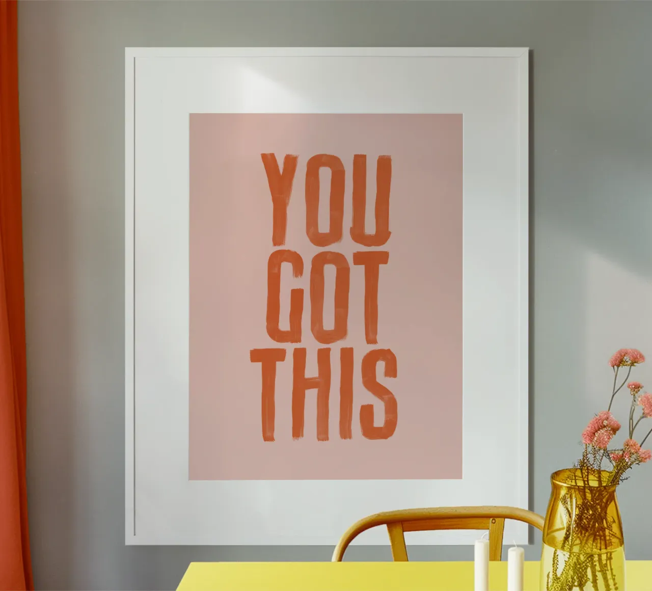 Design tipografico You Got This carta hahnemühle da THE MOTIVATED TYPE
