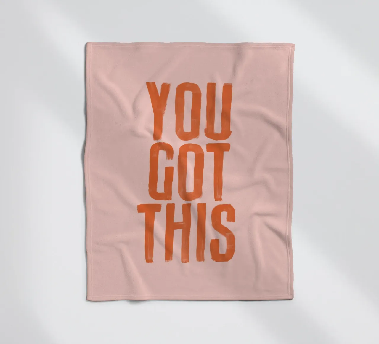 Design tipografico You Got This coperta in pile da THE MOTIVATED TYPE
