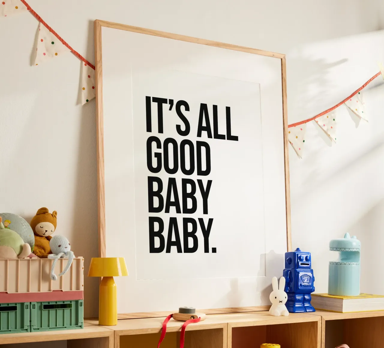 It's all good quote poster by Paigaam Studio