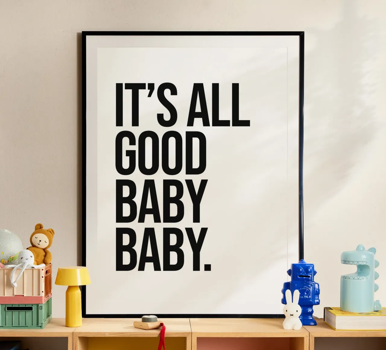 It's all good quote poster by Paigaam Studio