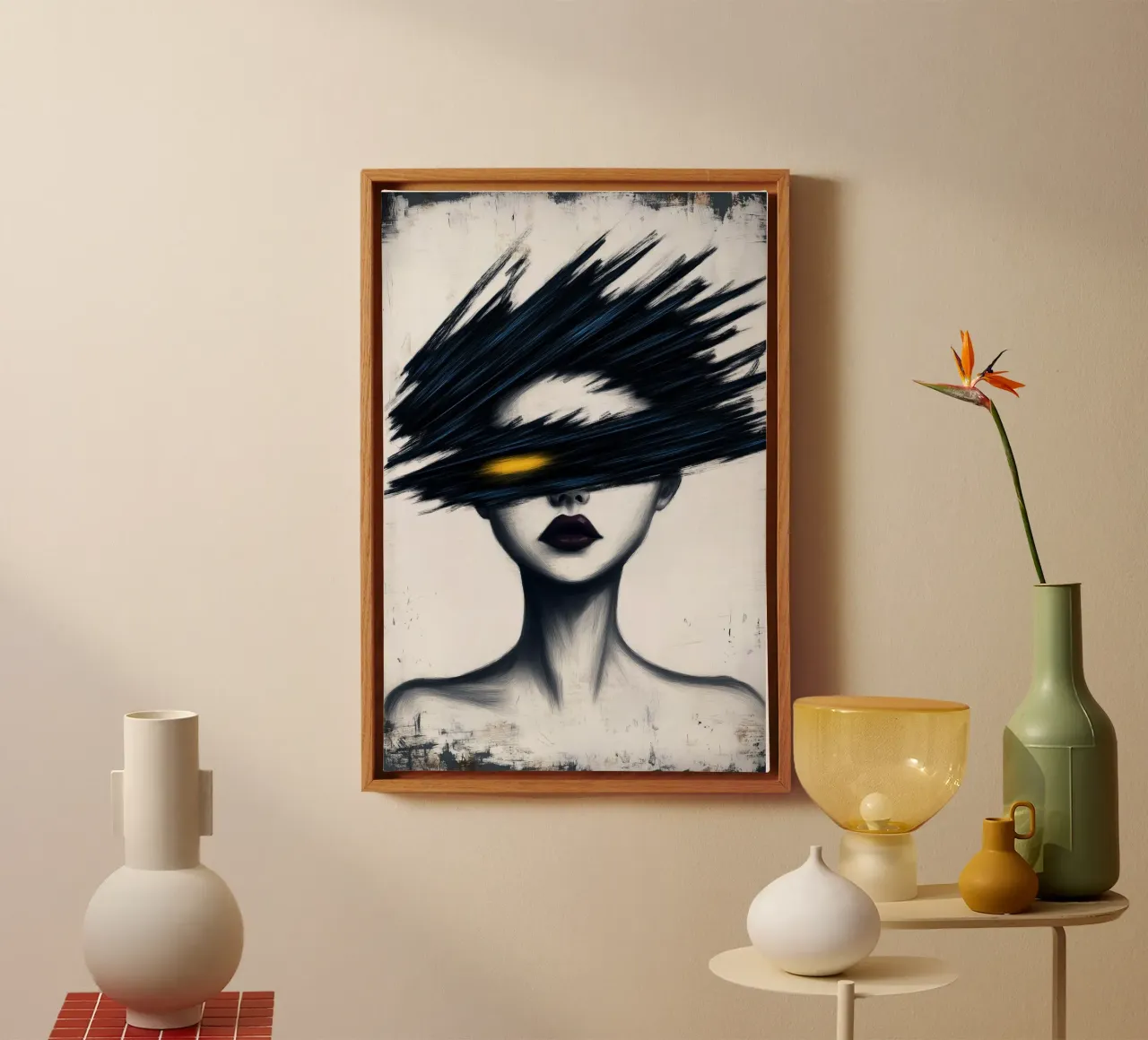 Schattenblick - Una scintilla di realizzazione tela con Cornice a cassetta da melipo-art