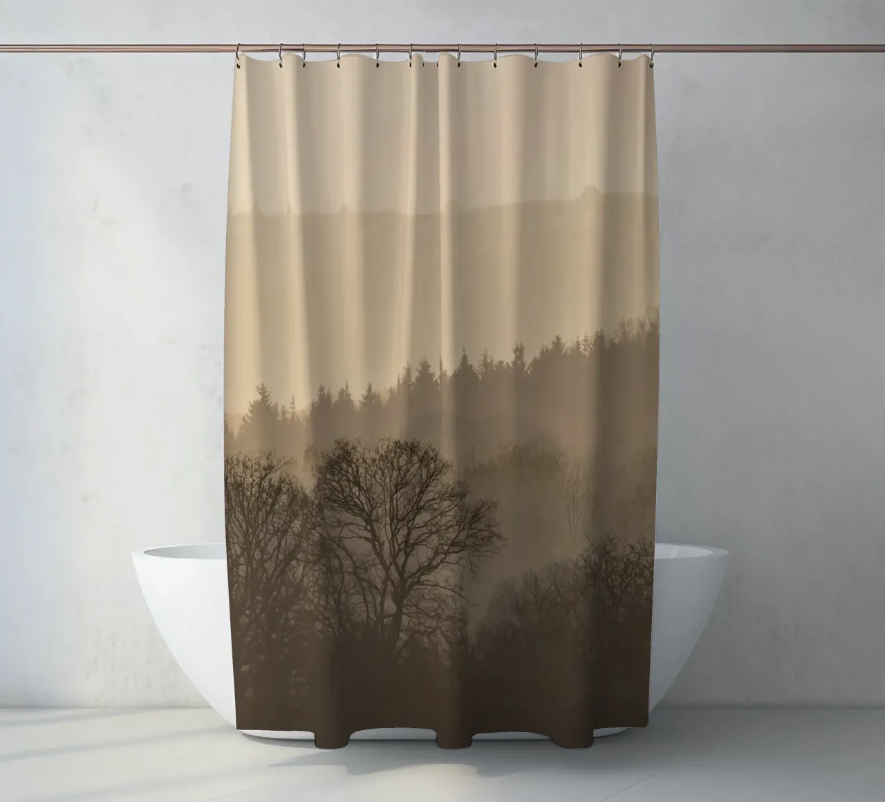 Fading Horizons 6 shower curtain by Mareike Böhmer Photography
