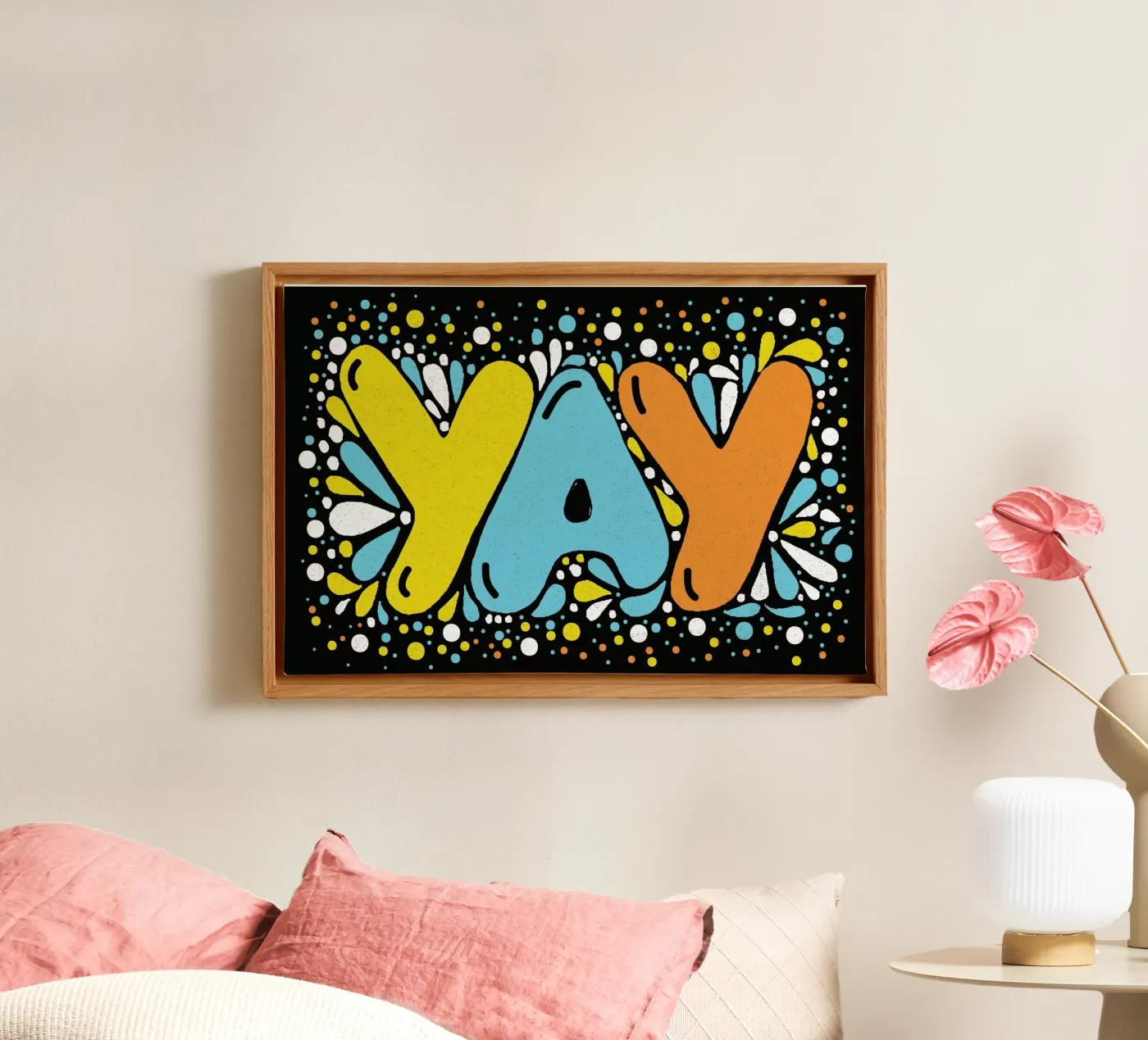 YAY canvas by Matthew Taylor Wilson