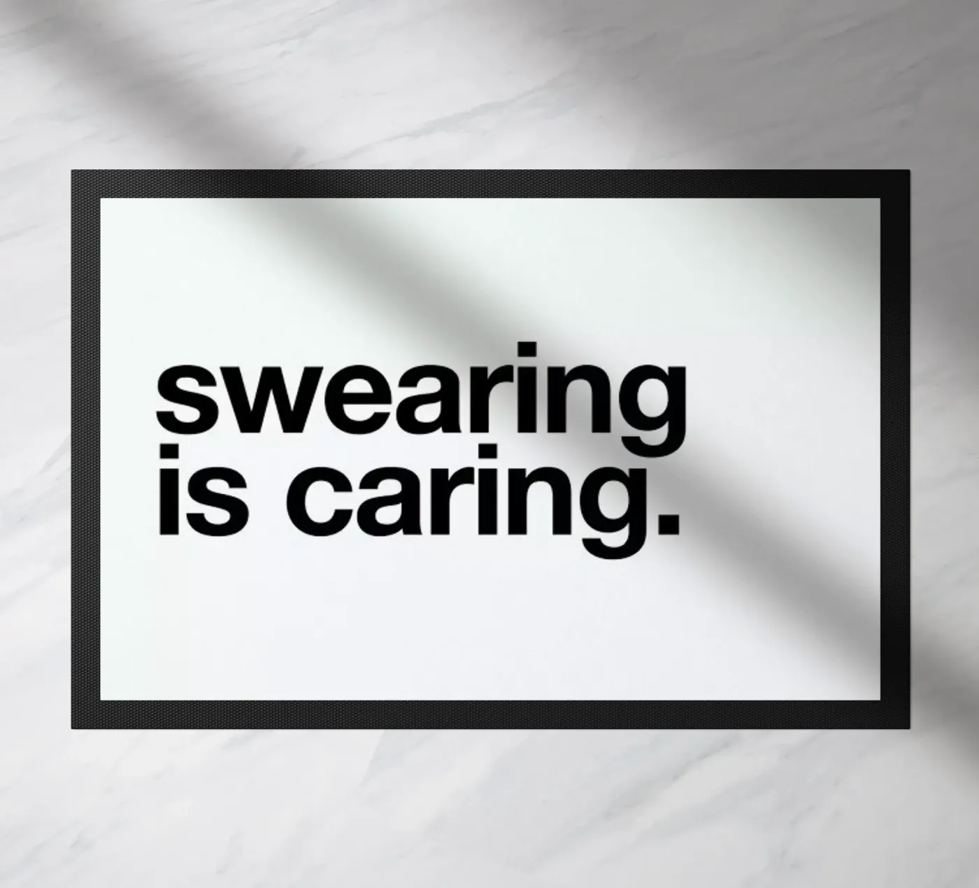 Manners doormat by Studio One