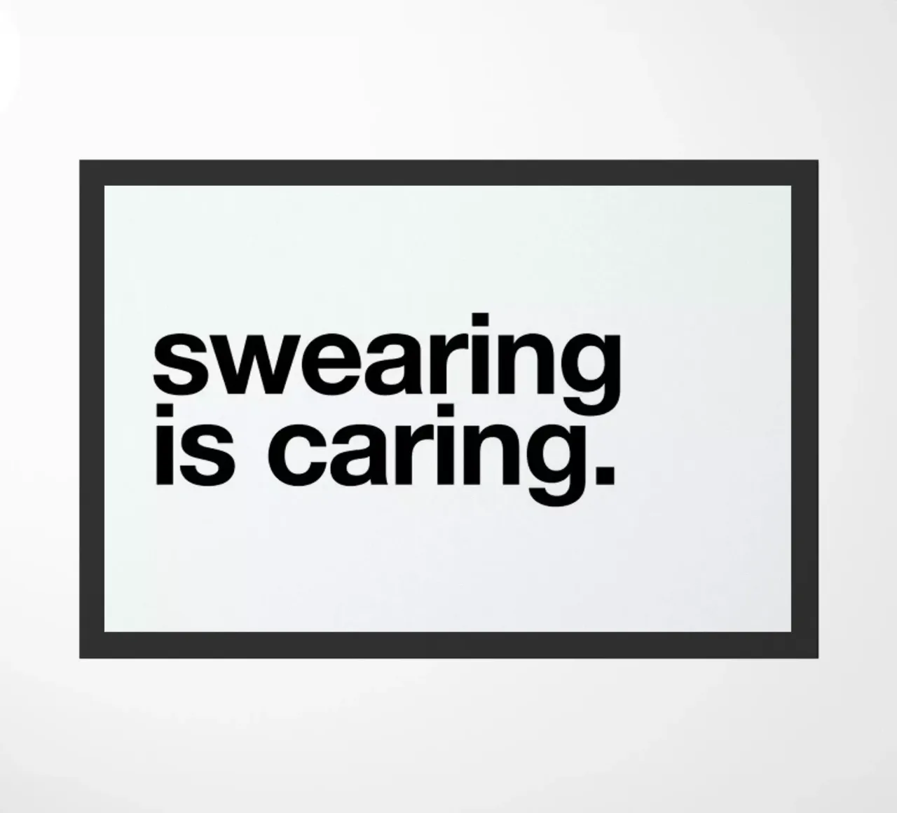 Manners doormat by Studio One