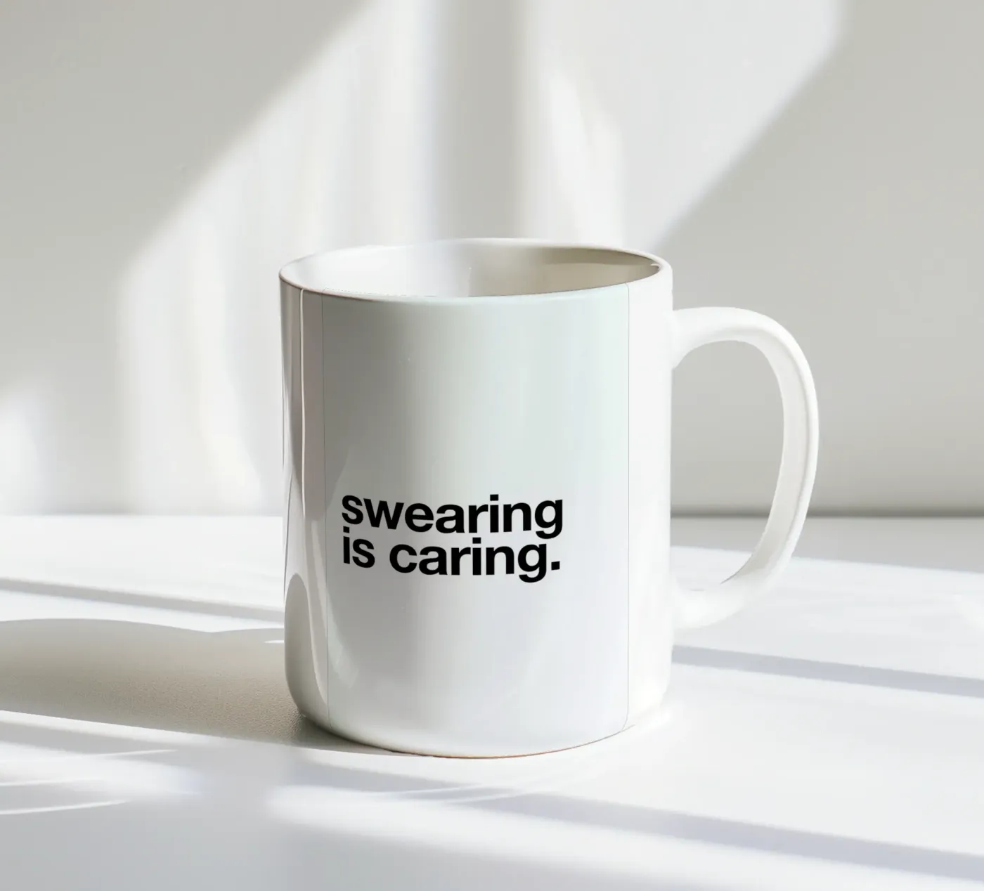 Manners ceramic mug by Studio One